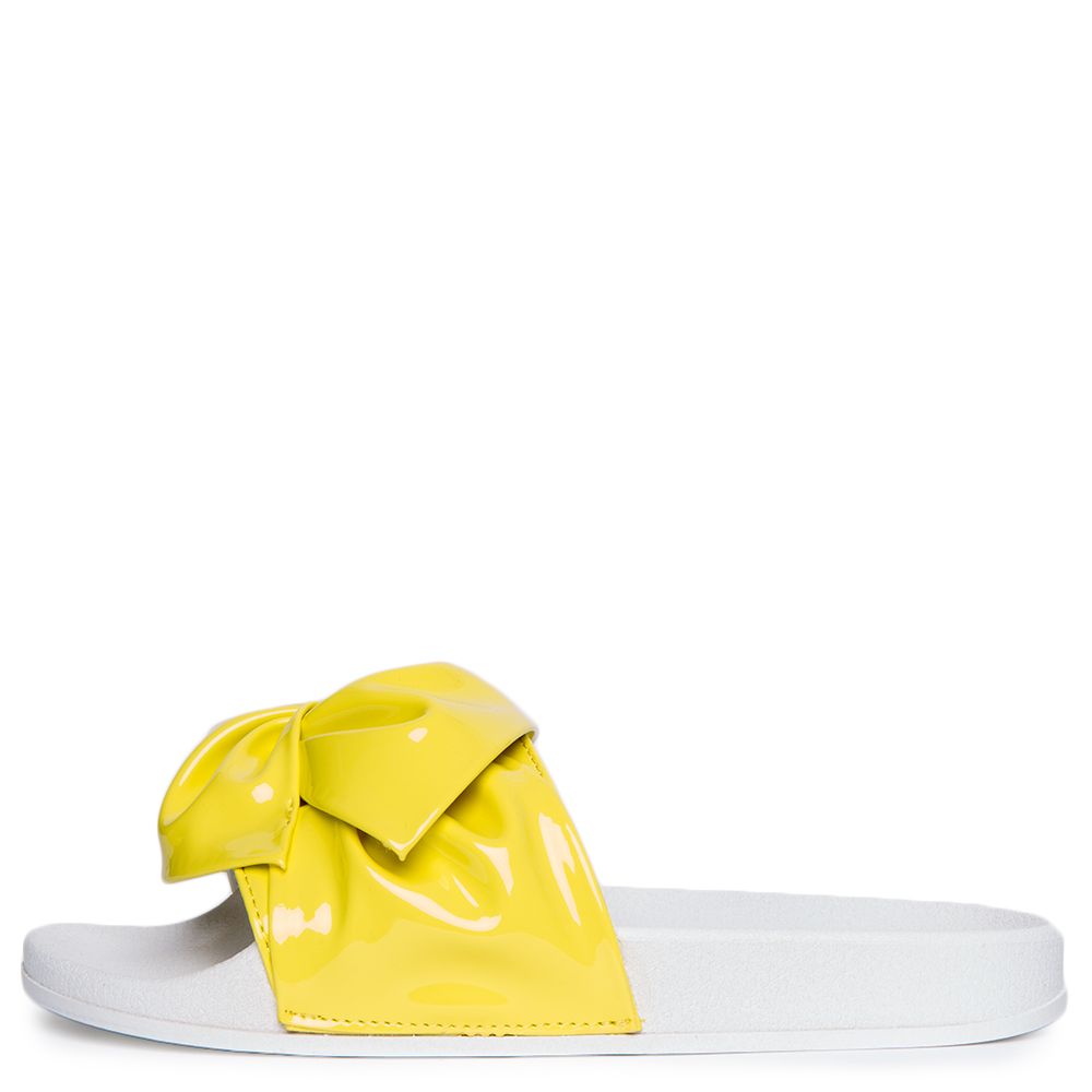 yellow slides womens