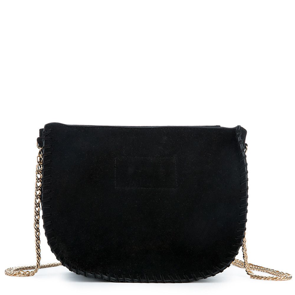 INSTYLE Women’s Fringe Suede Shoulder Purse ISH002/BLACK Shiekh