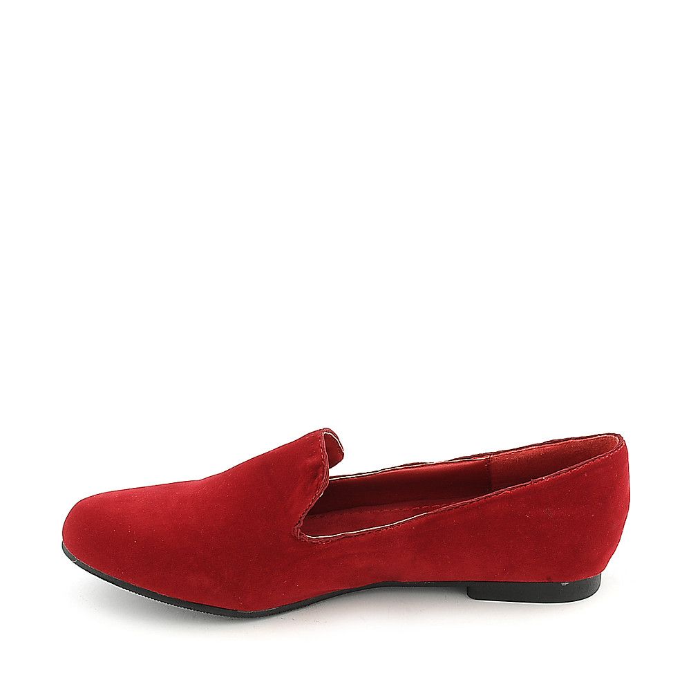 Women's MindyAS Casual Flat Shoe Red Velvet