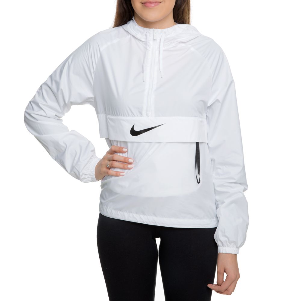 NSW PACKABLE SWOOSH JACKET white