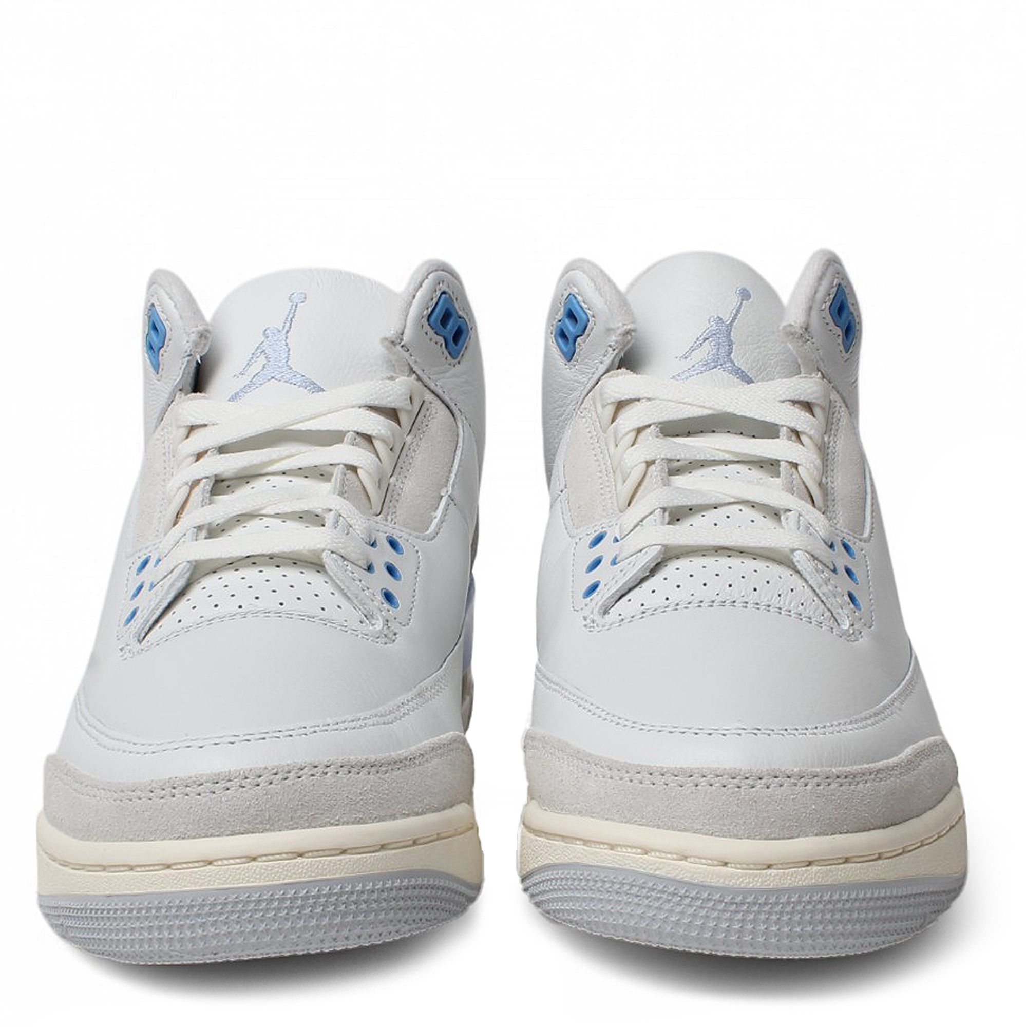 くりぼー　Air Jordan 3 ホワイト/グレー/ブルー JORDAN AIR JORDAN 3 RETRO CT8532 101 - Shiekh