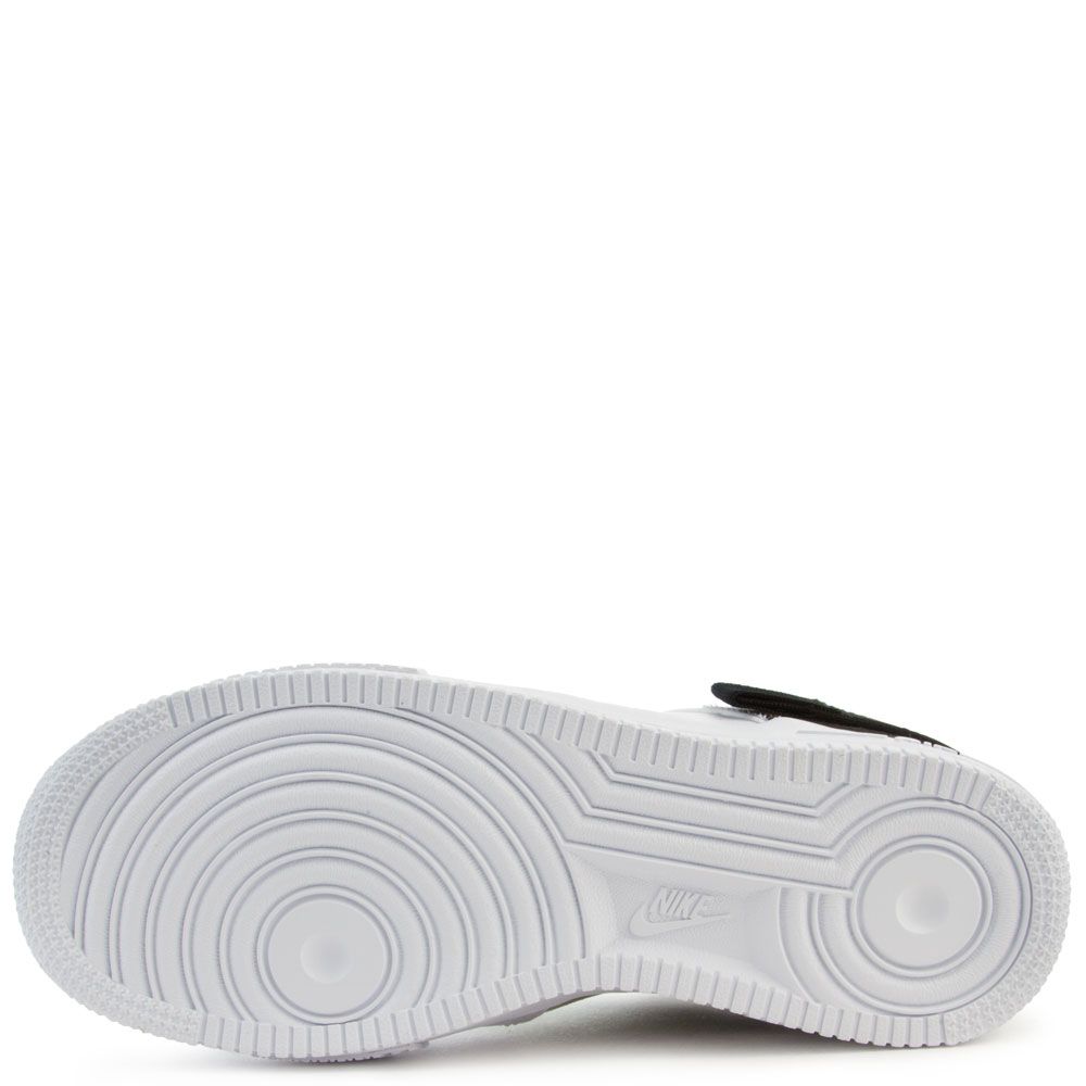 nike air force 1 type black white volt
