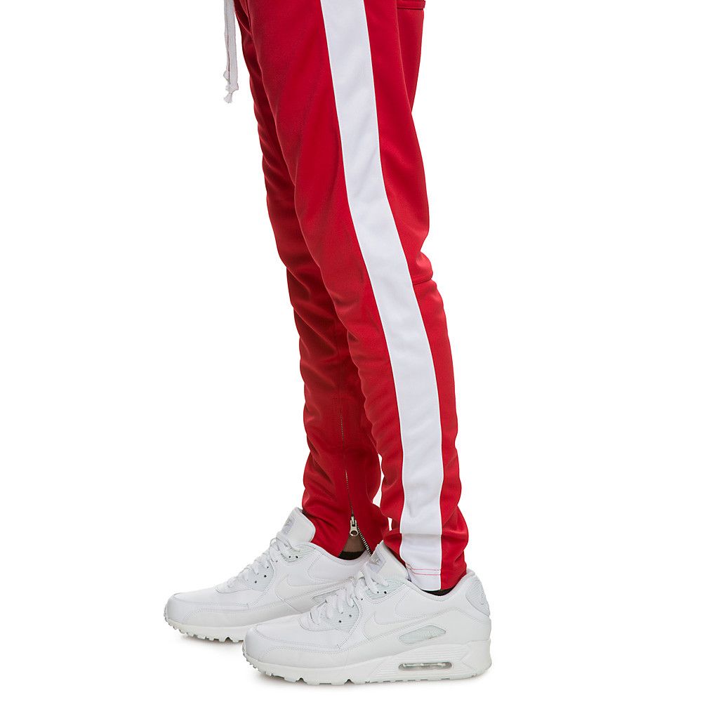 Men's FB Track Pants RED/WHITE