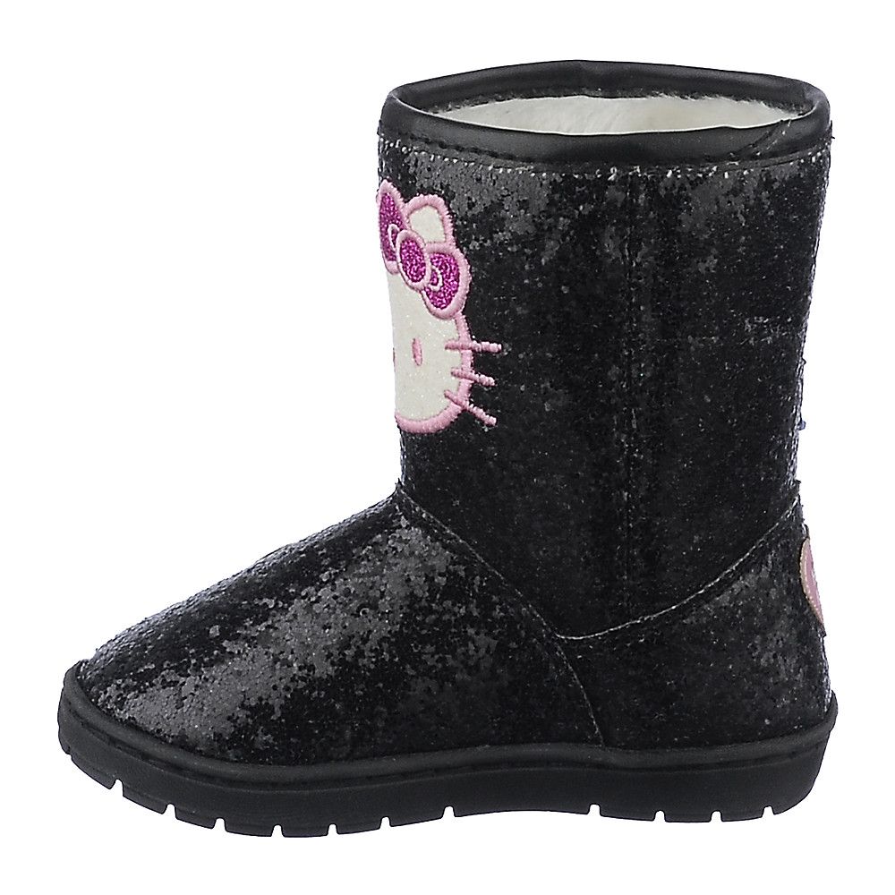 HELLO KITTY Toddler's Tiffany Fur Boot GN5760 BLK Shiekh