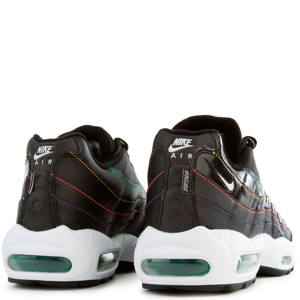 Nike air max 95 se black/flash crimson-kinetic green men's shoe hotsell