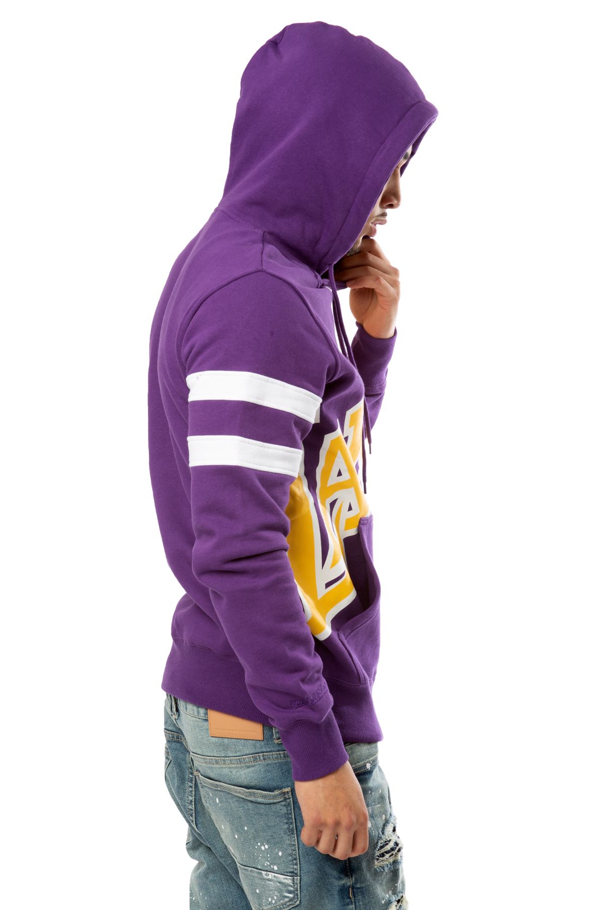 MITCHELL AND NESS Laker NBA Pullover Hoodie BMPHDP21084-LALOLIV - Shiekh