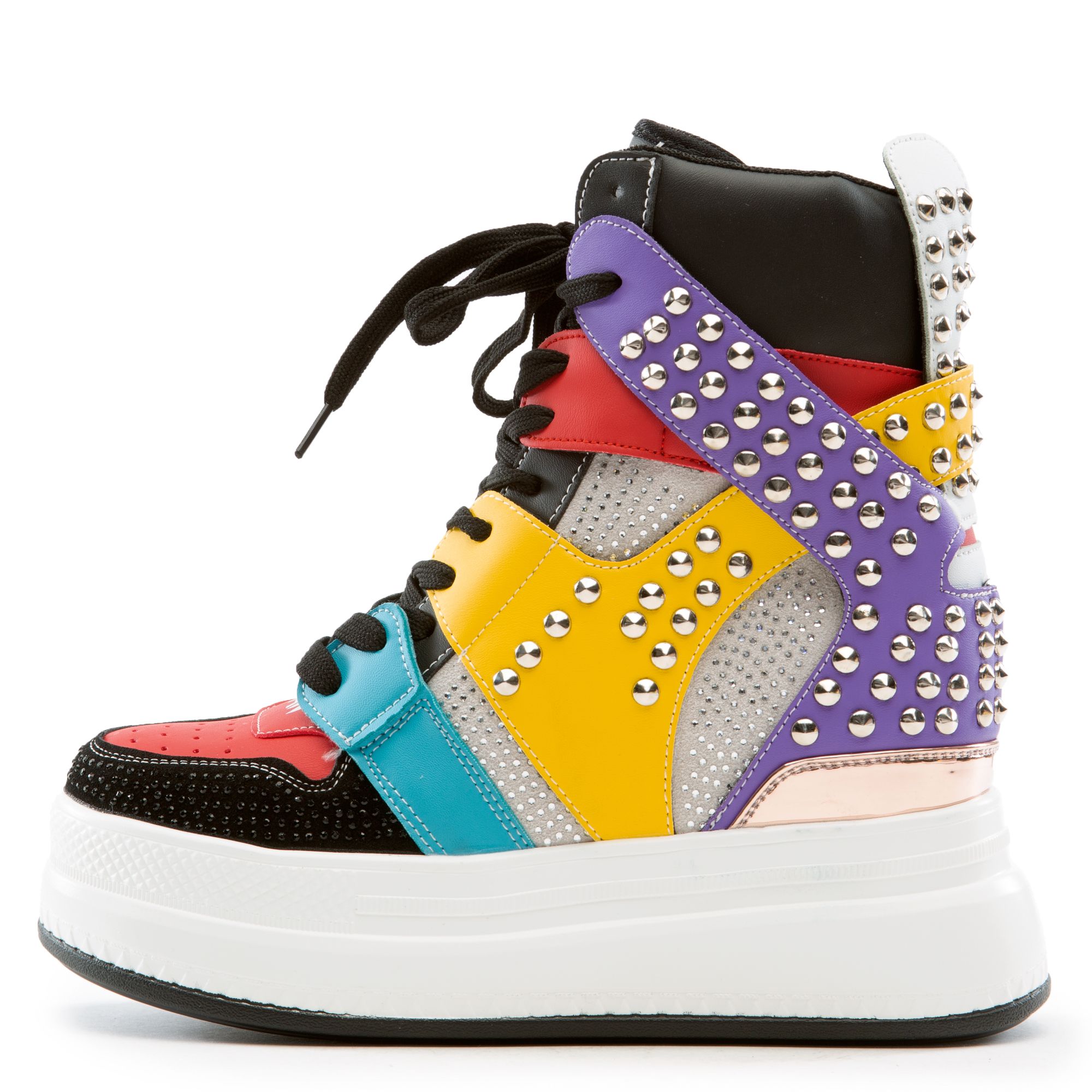 Anthony Wang Quince-03 Platform Sneakers QUINCE-03-MLT - Shiekh