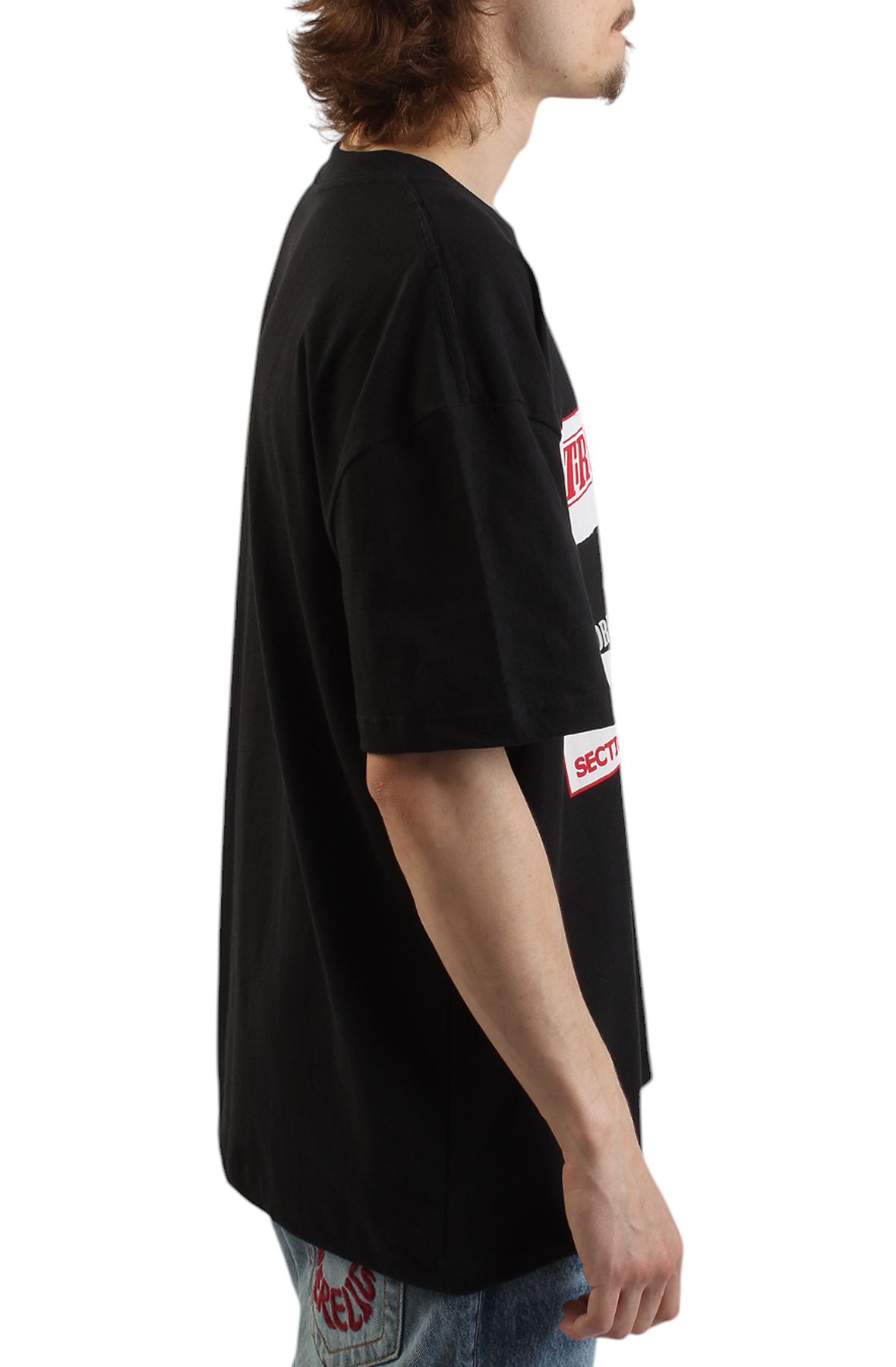 TRUE RELIGION Thick T-Shirt With Distressed Logo 108917-1001 - Shiekh