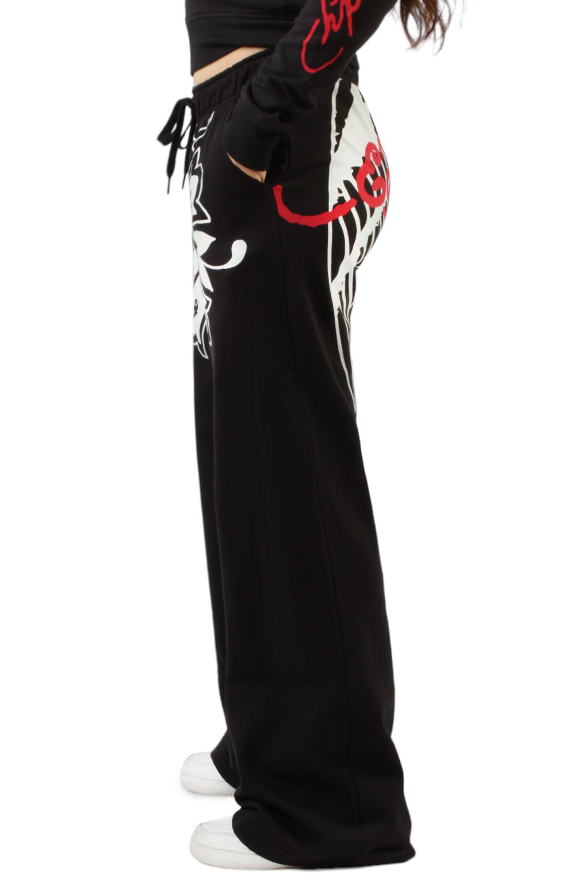 ED HARDY Sacred Heart Fleece Sweatpant EHW8200-10 - Shiekh