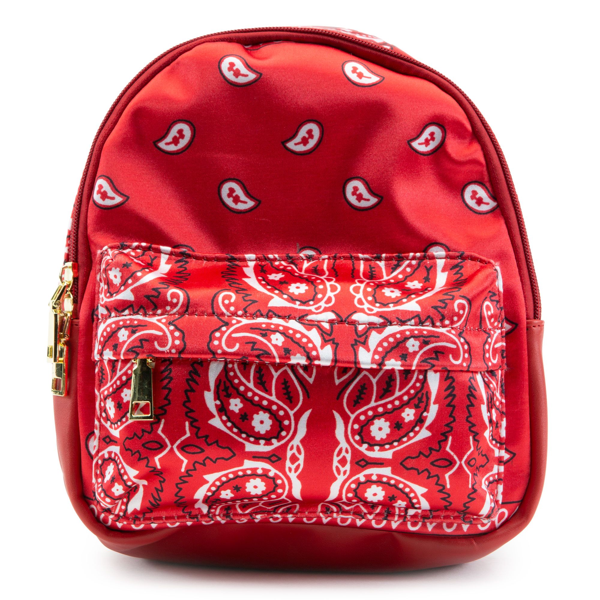 Red discount bandana backpack