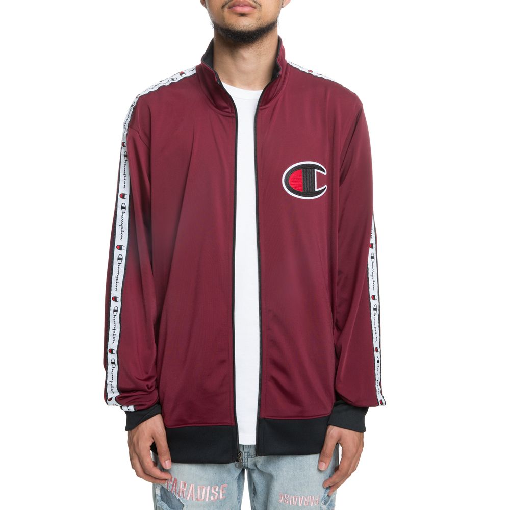 TRACK JACKET mulled berry