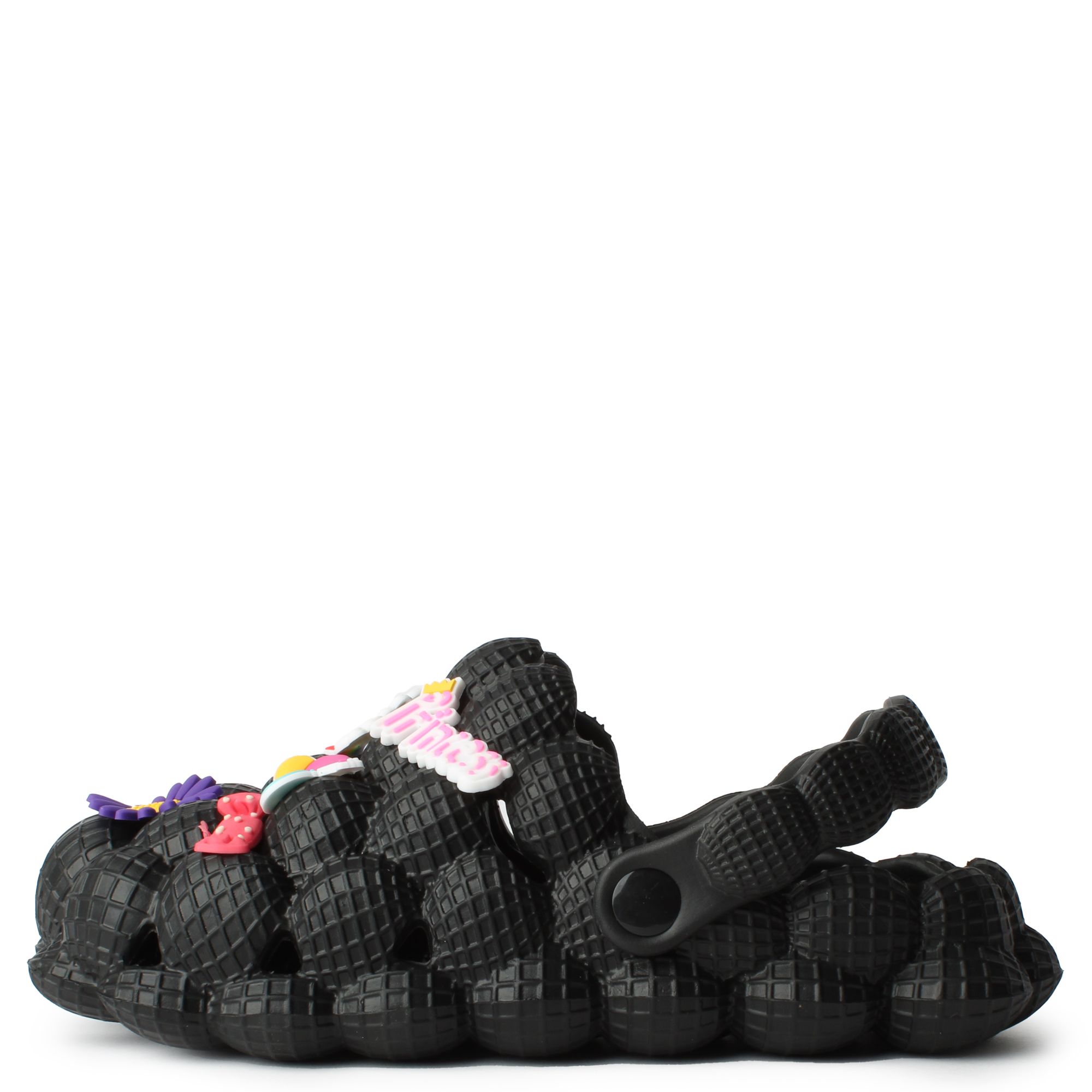 YOKI SHOES Bubble Charm Sandal JORDYN-Y-BLK - Shiekh