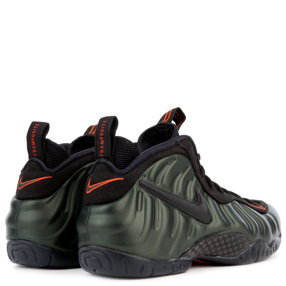 nike foamposite black and orange