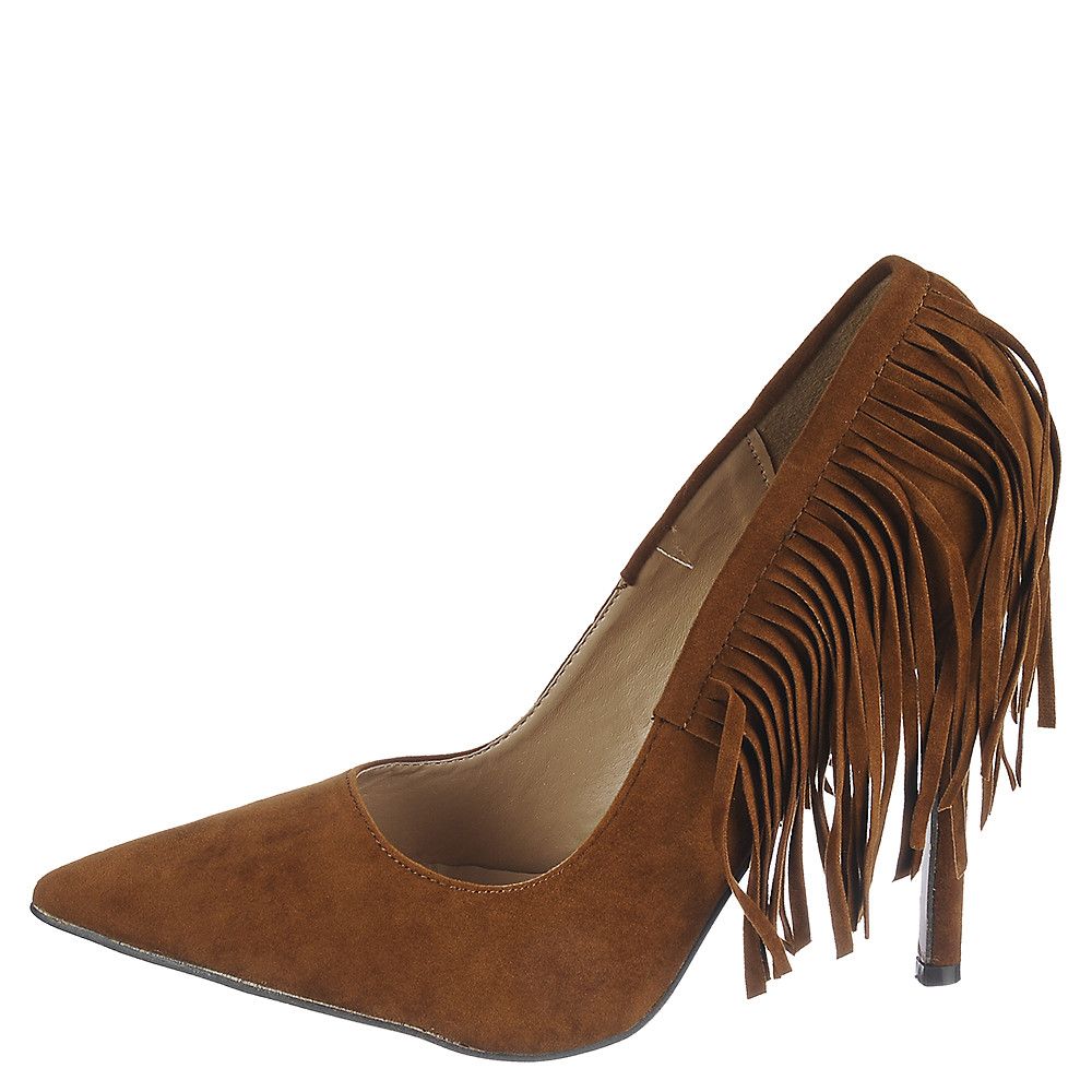 fringe high heels