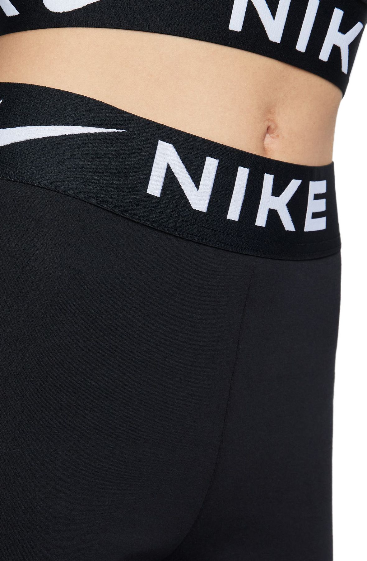 Nike Air High Waist Flare Leggings In Black