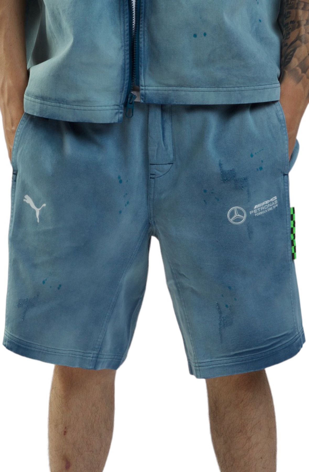 PUMA Mercedes-AMG Petronas F1 Team Crews Go Summer Shorts 623737