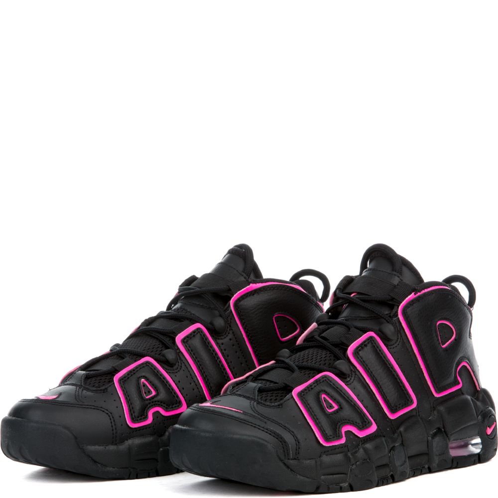 Nike Air More Uptempo GS Black Hyper Pink 415082-003 Size …