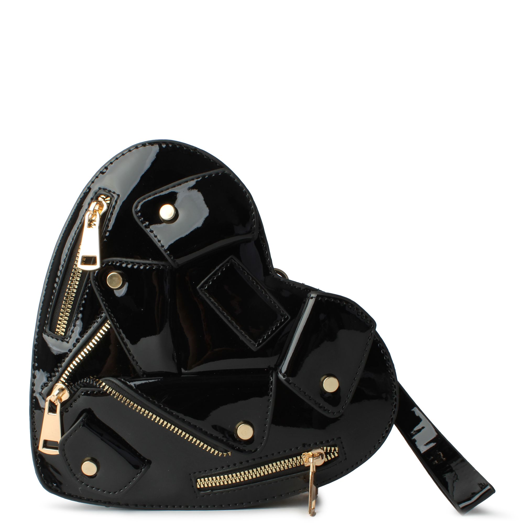 H&D ACCESSORIES, INC Heart Shape Purse HPC5777-BK - Shiekh
