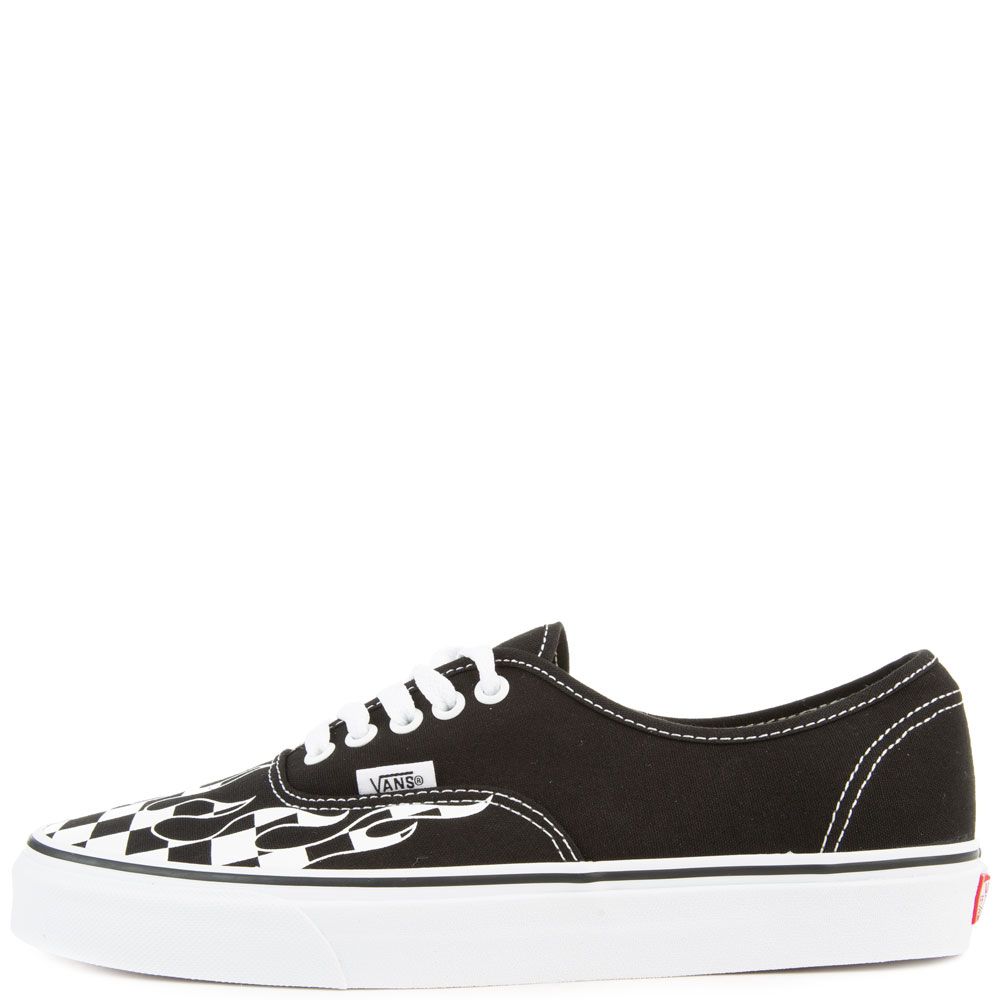 vans authentic flame checkerboard
