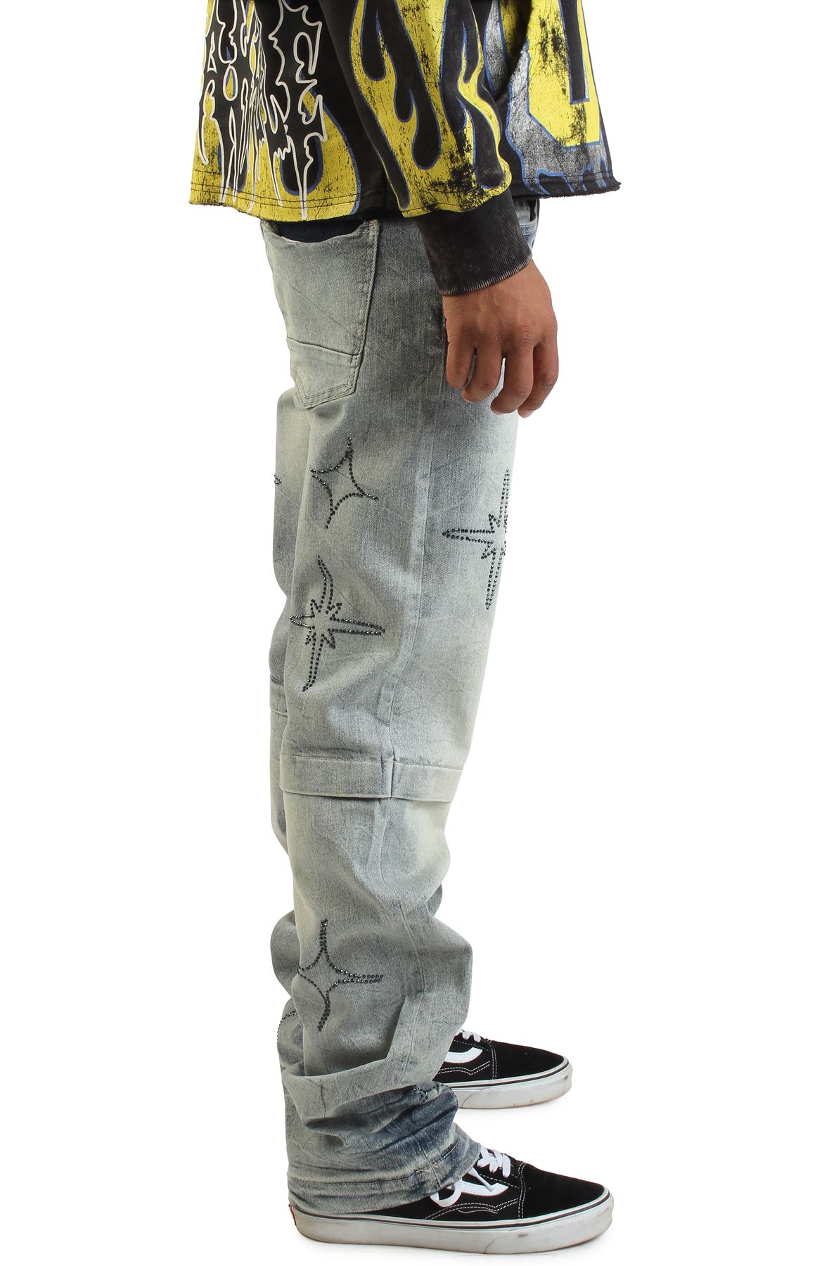 SMOKE RISE Hazelton Straight Jeans JP25626SKZ-HBLUE - Shiekh