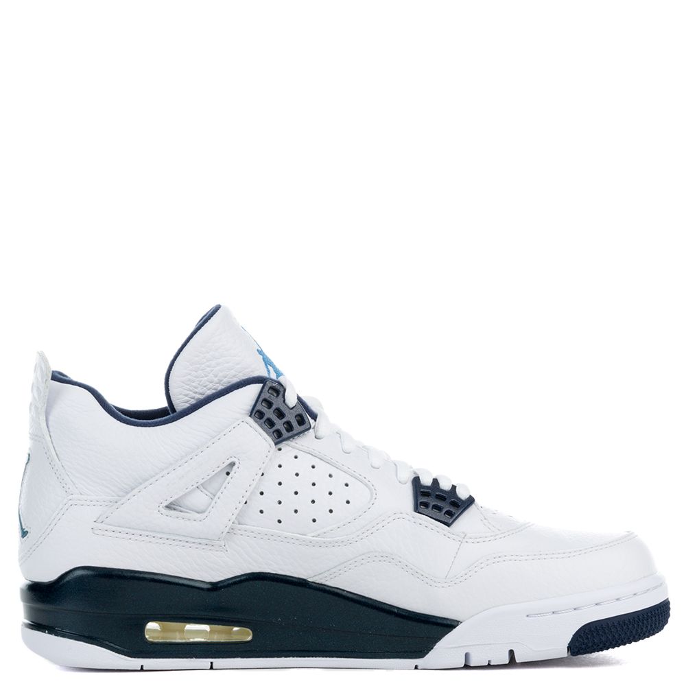 Air jordan 4 blue clearance white