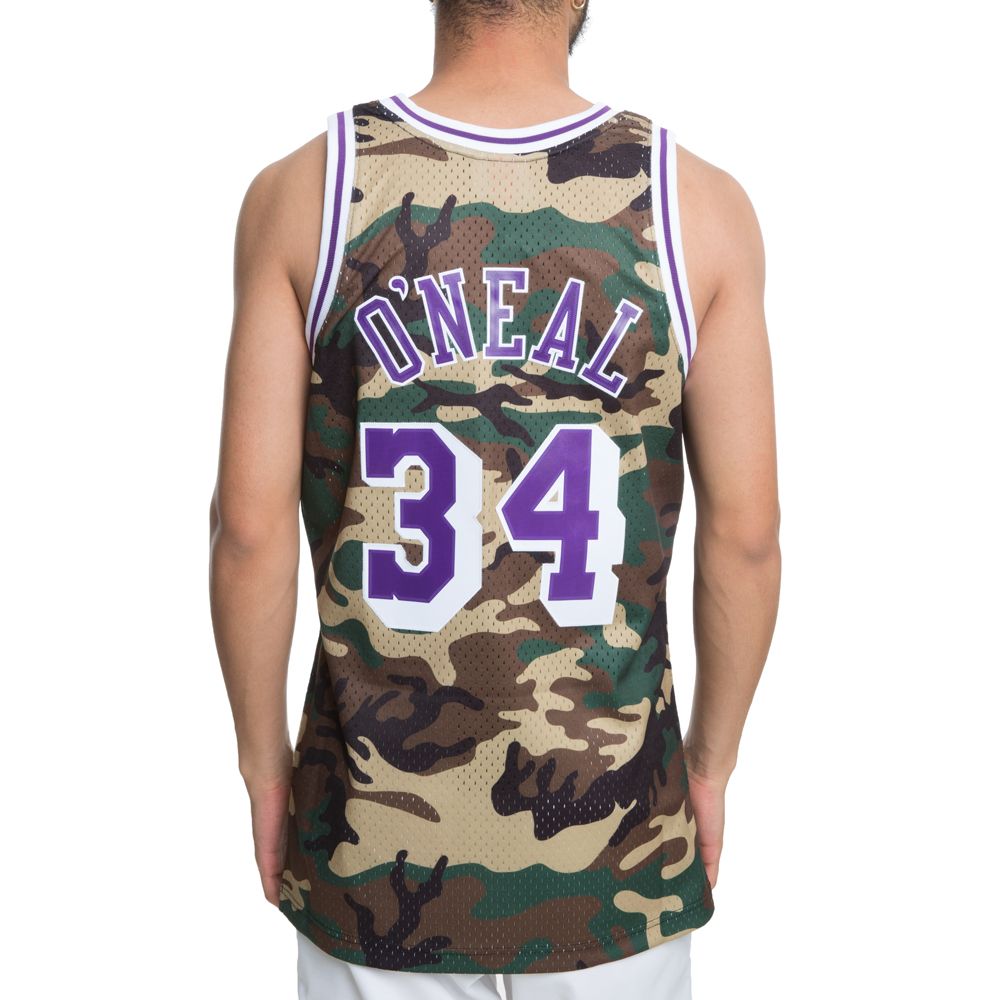 MITCHELL AND NESS LOS ANGELES LAKERS JERSEY SMJYCAMO-LALNG182961SON96 ...
