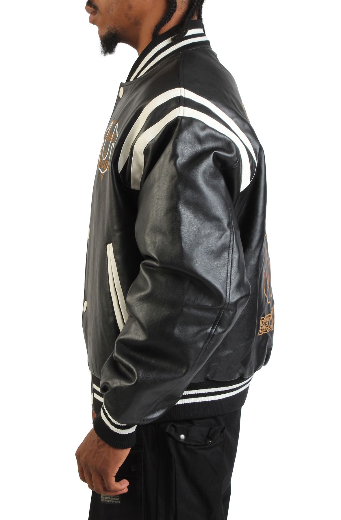 TRUE RELIGION Retro Varsity Jacket 109530-1001 - Shiekh