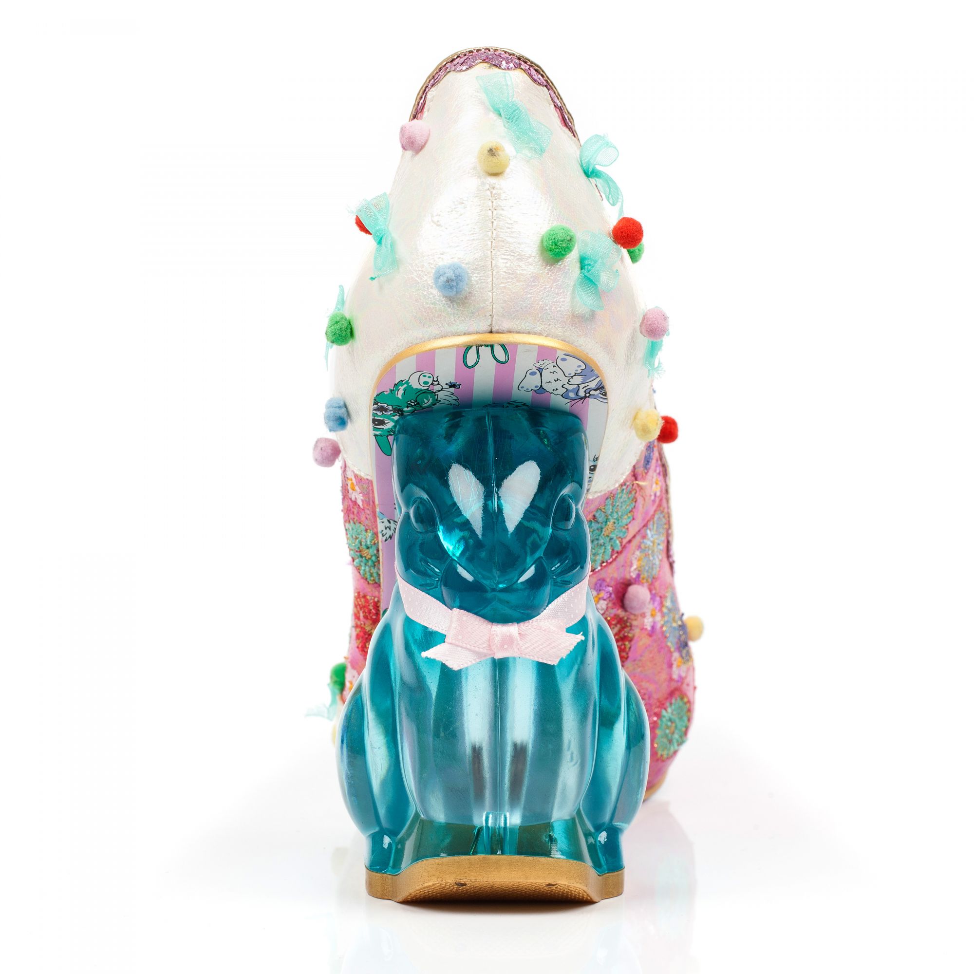 IRREGULAR CHOICE Women's Rain Bunny Heels 4107-13B/PINK - Shiekh