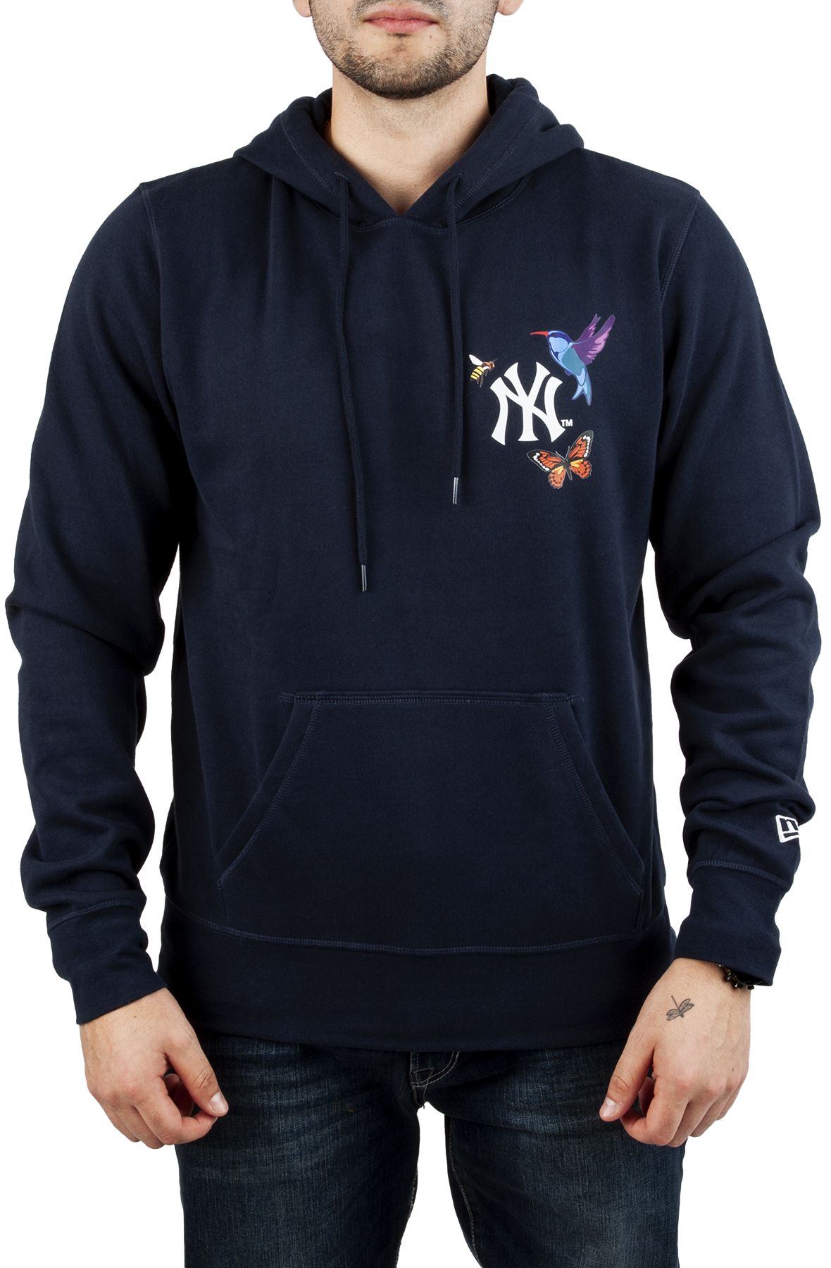 New Era Hoodie - New York Yankees - Off-white » Fast Shipping