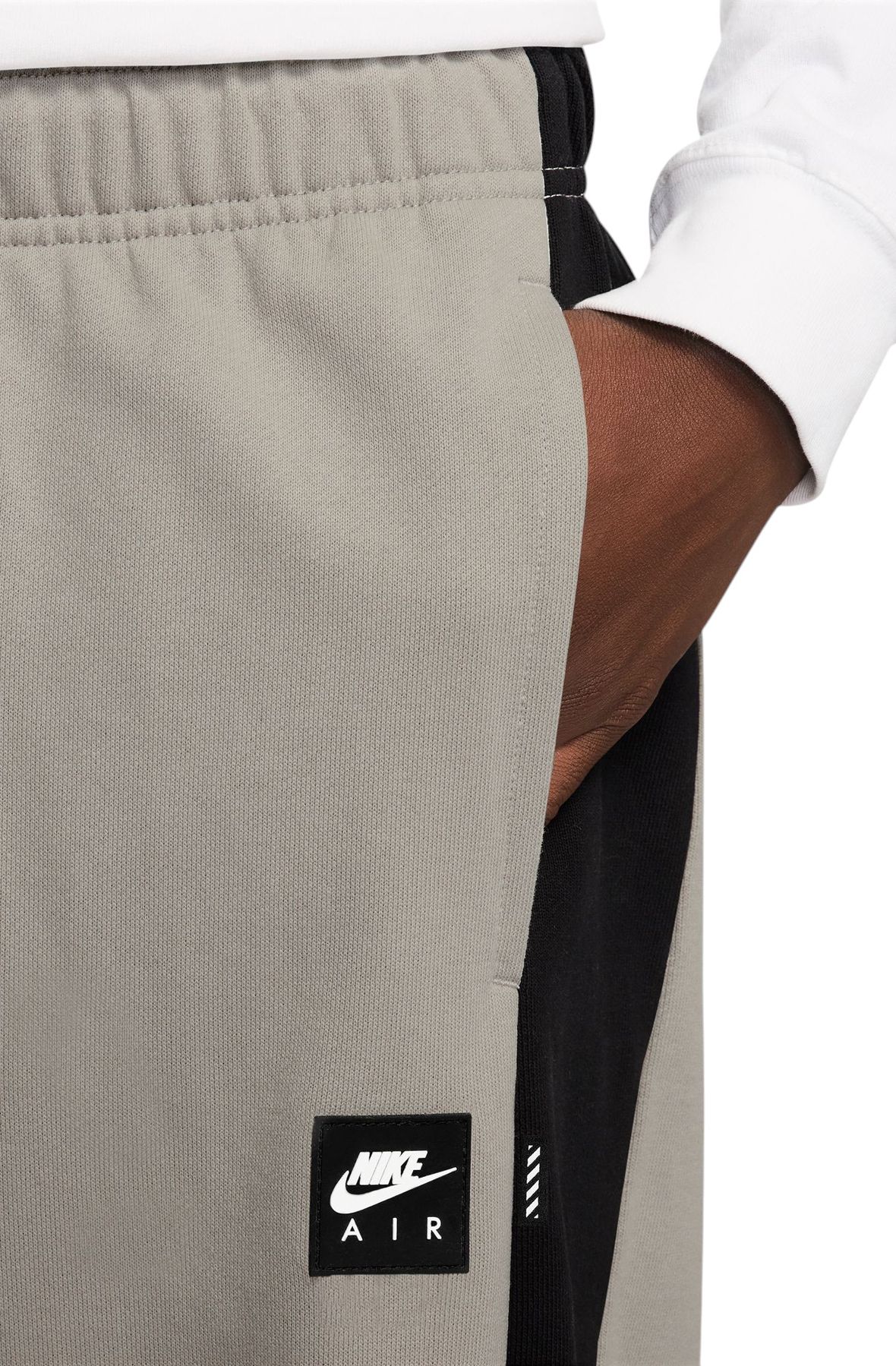 NIKE Air Open Hem Fleece Pants HJ0287 008 - Shiekh
