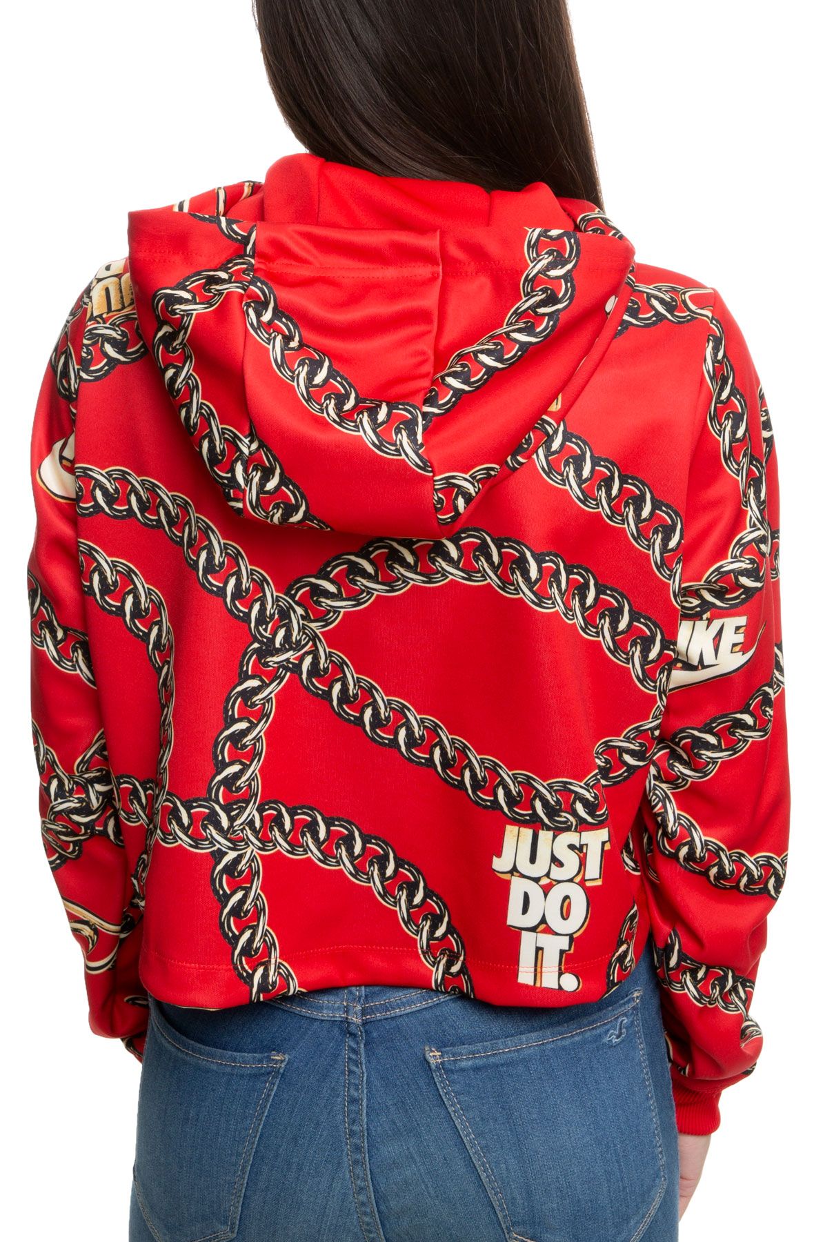 NIKE Sportswear Icon Clash Cropped Hoodie CJ6305 657 Shiekh