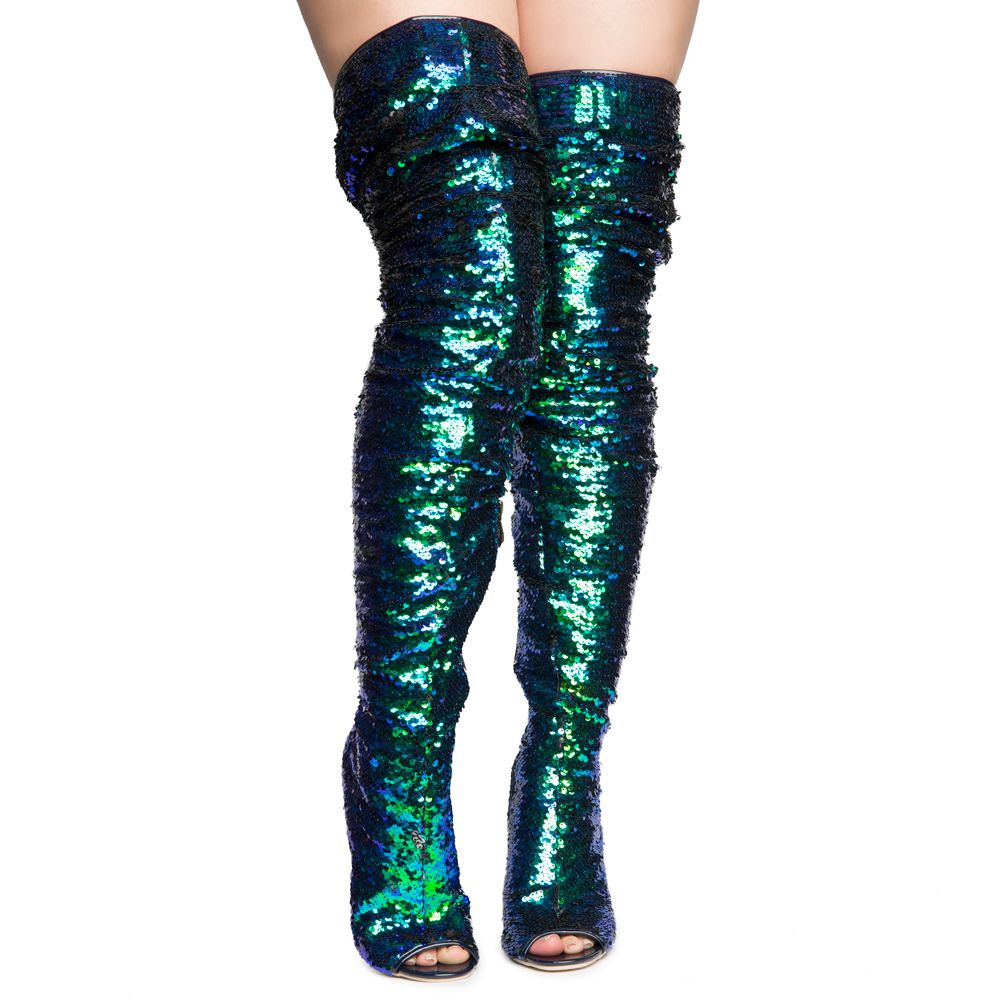 cape robbin thigh high boots