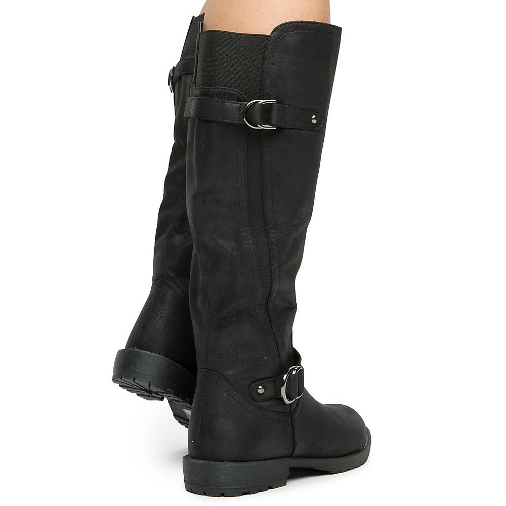 ELEGANT Evalyn1 Flat Boot EVALYN1/BLACK Shiekh