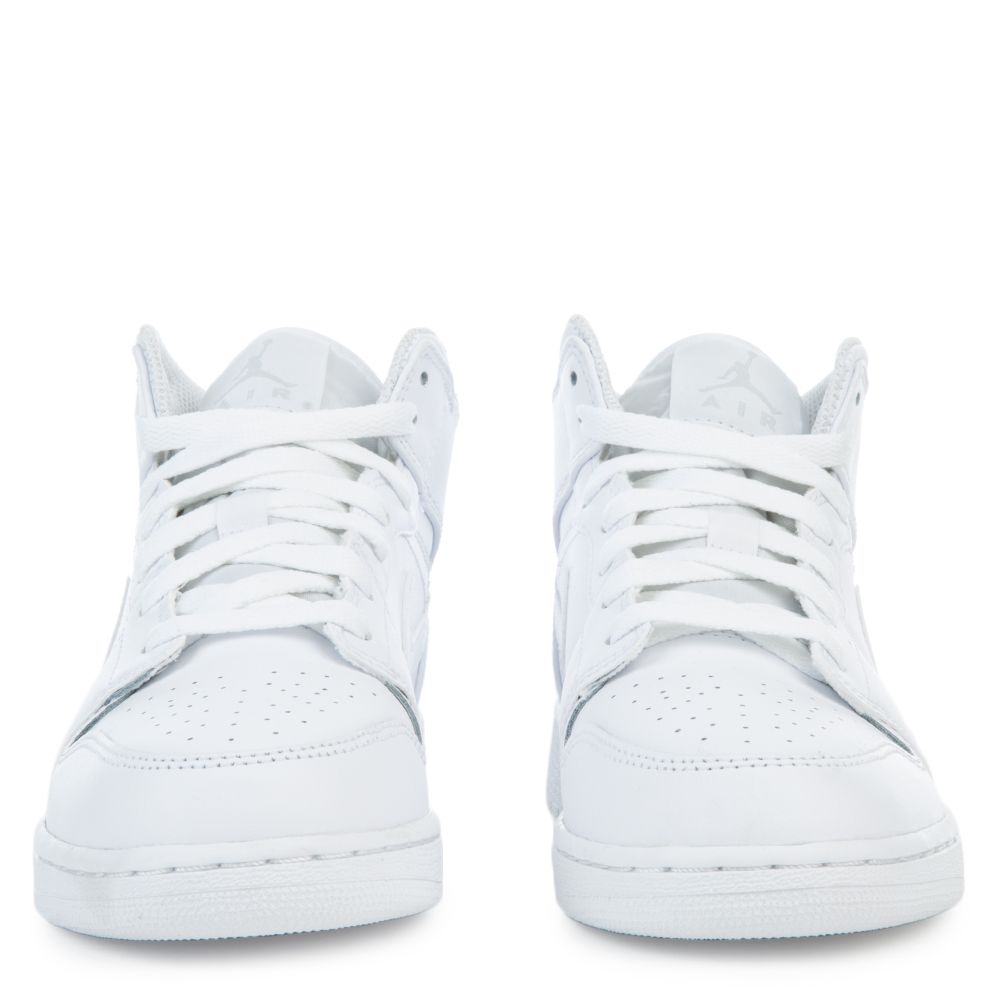 air jordan 1 mid white platinum