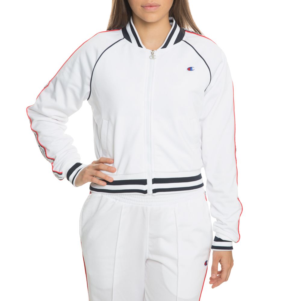 champion women's white jacket