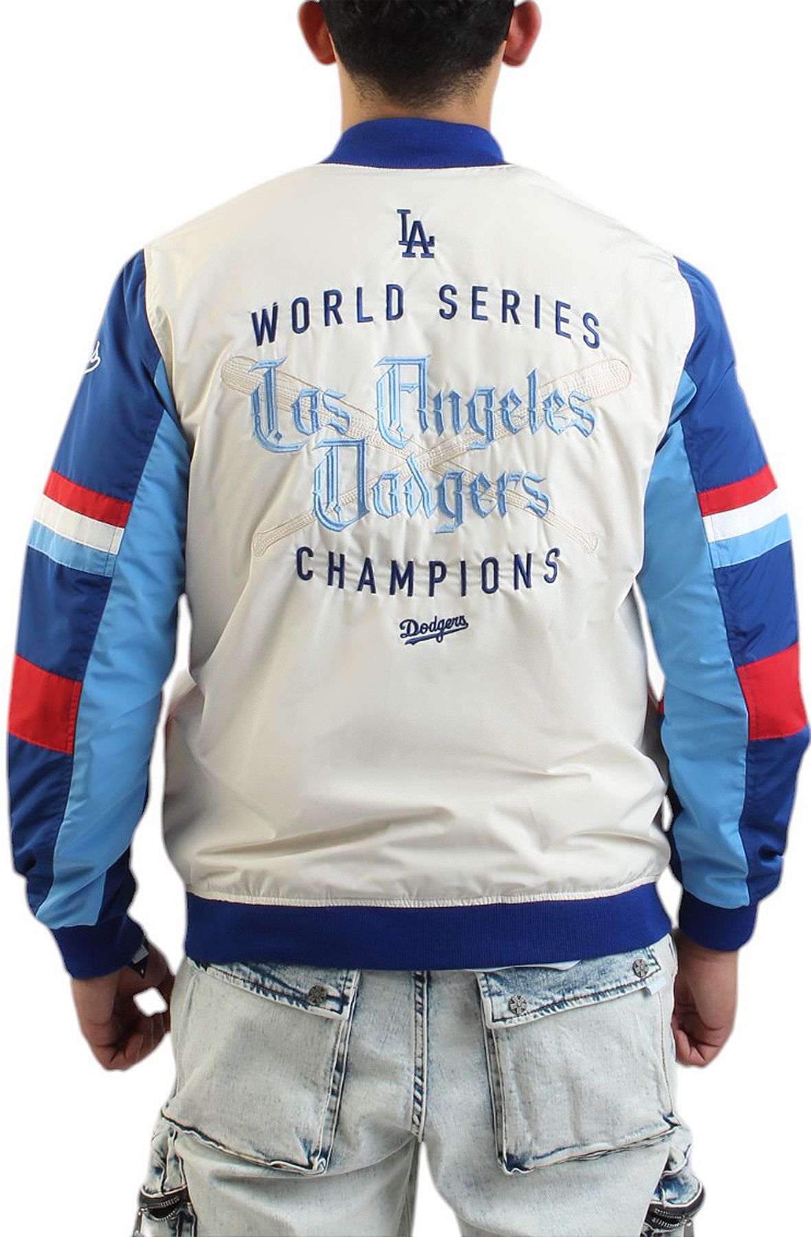 JH DESIGN MLB Los Angeles Dodgers World Series Champs Jacket JH DESIGN MLB Los Angeles Dodgers World Series Champs Jacket