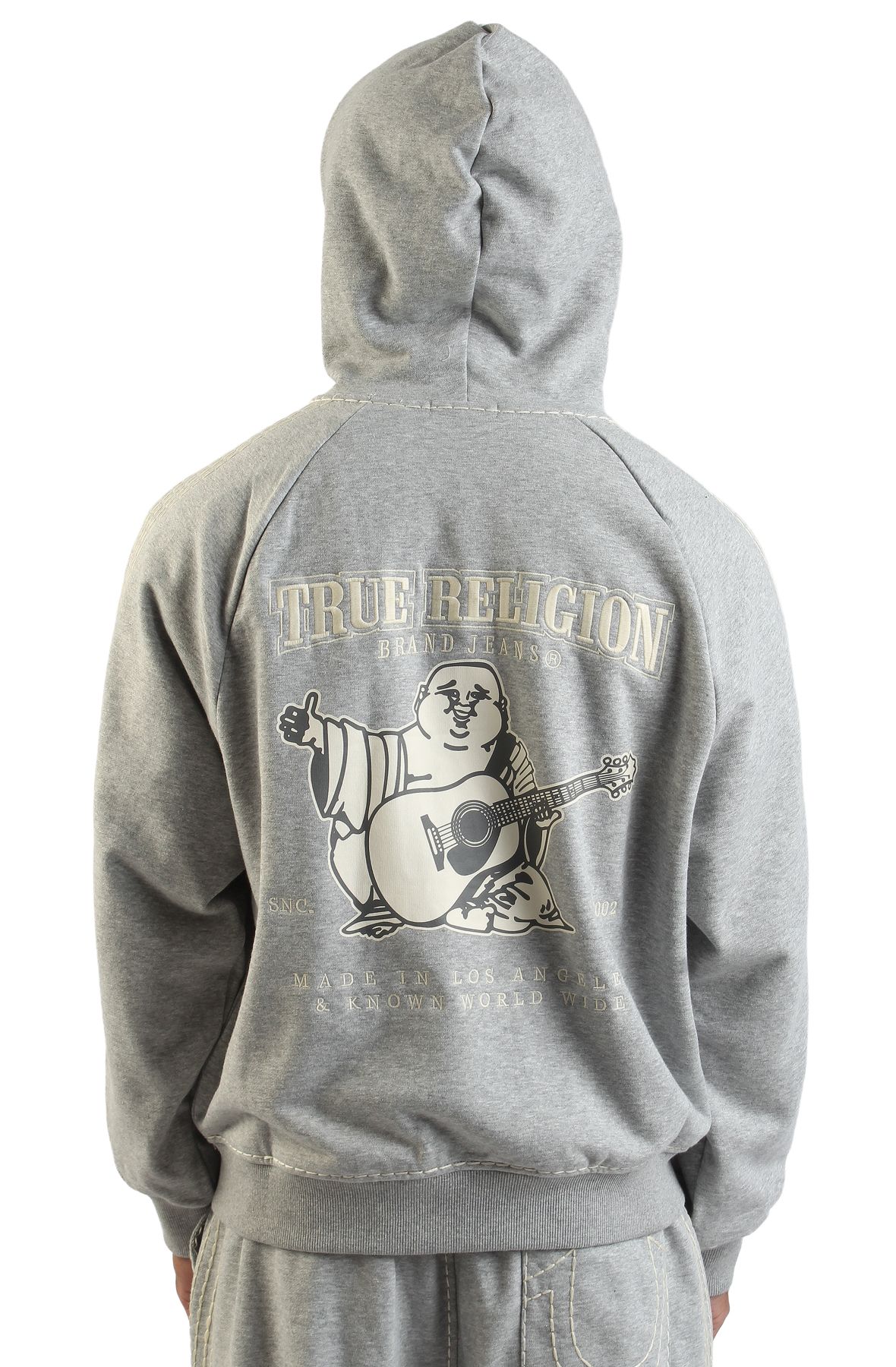 TRUE RELIGION Super T Boxy Zip-Up Hoodie 110154-1501 - Shiekh