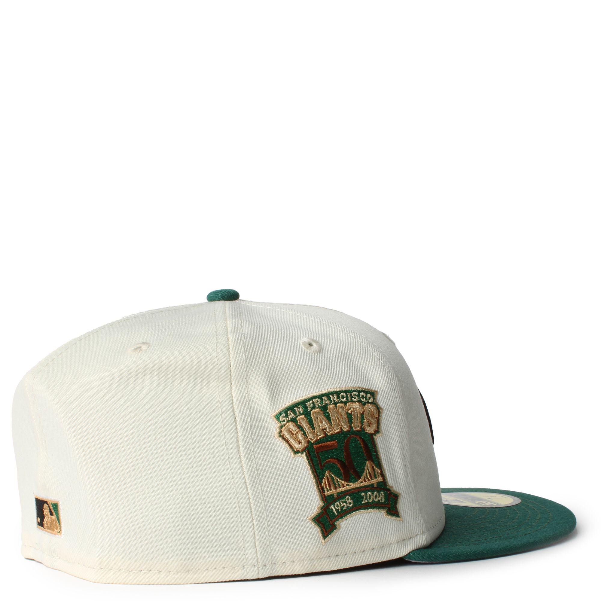 New Era Mens Giants Camp SP Cap - White/Green Size 7