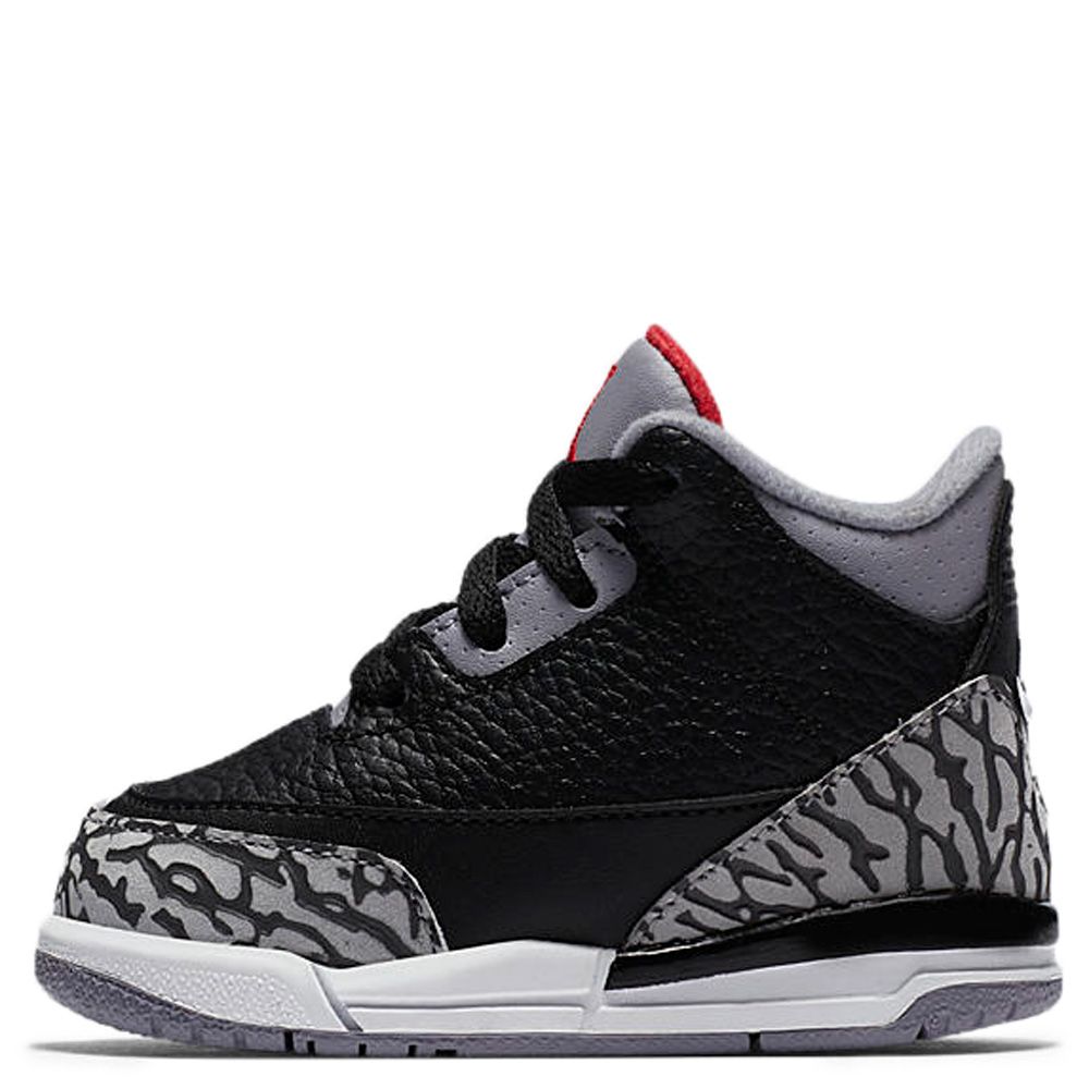 air jordan 3 black cement toddler