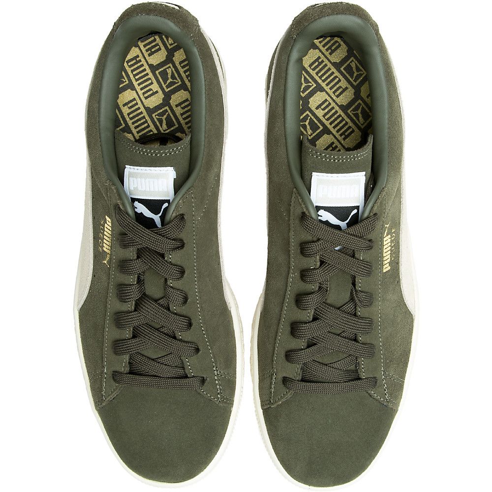 Puma suede classic on sale olive night birch