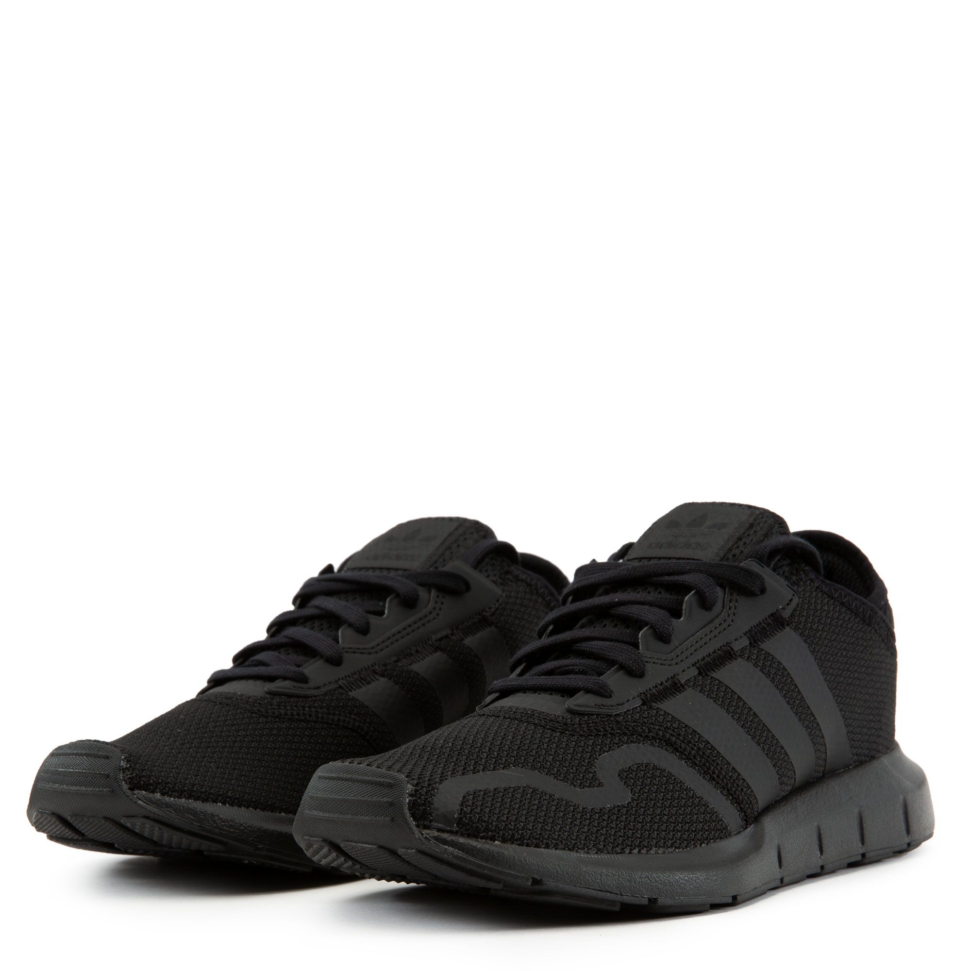 Adidas swift run all black best sale