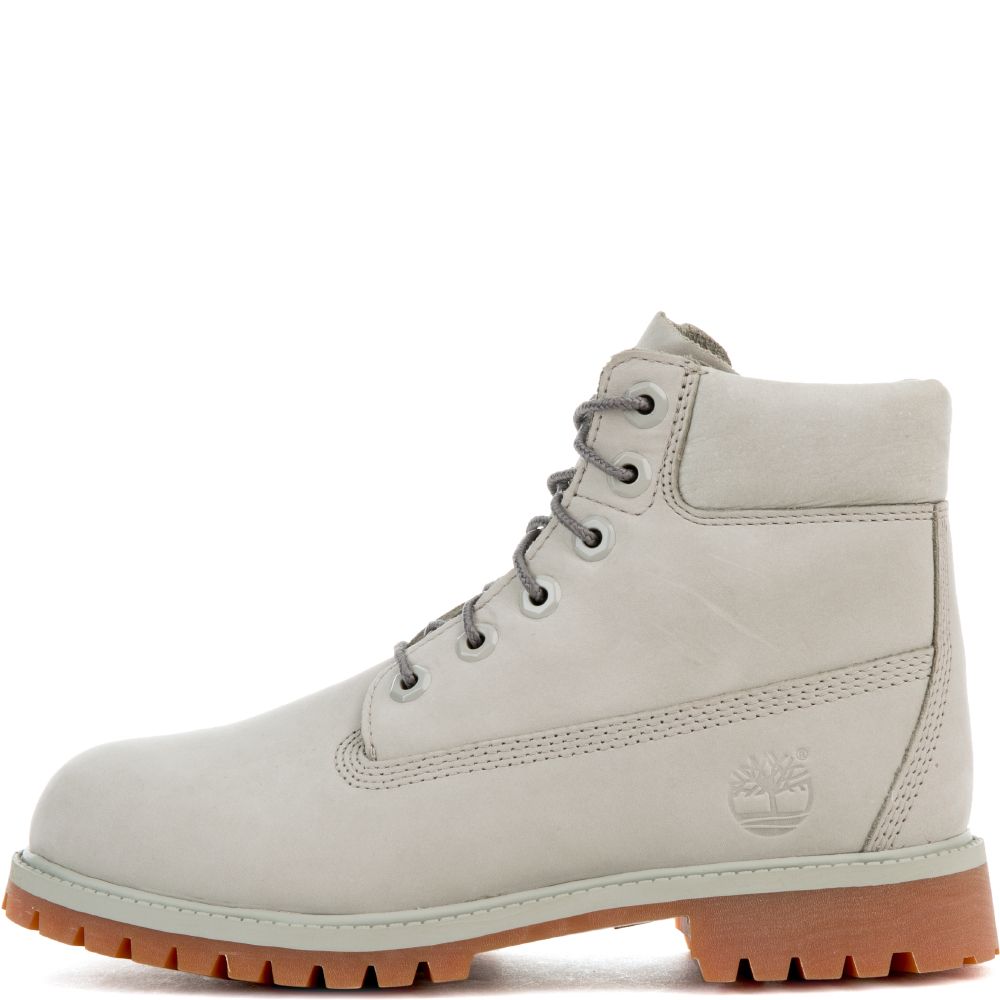 timberland junior 6 inch premium waterproof boot grey