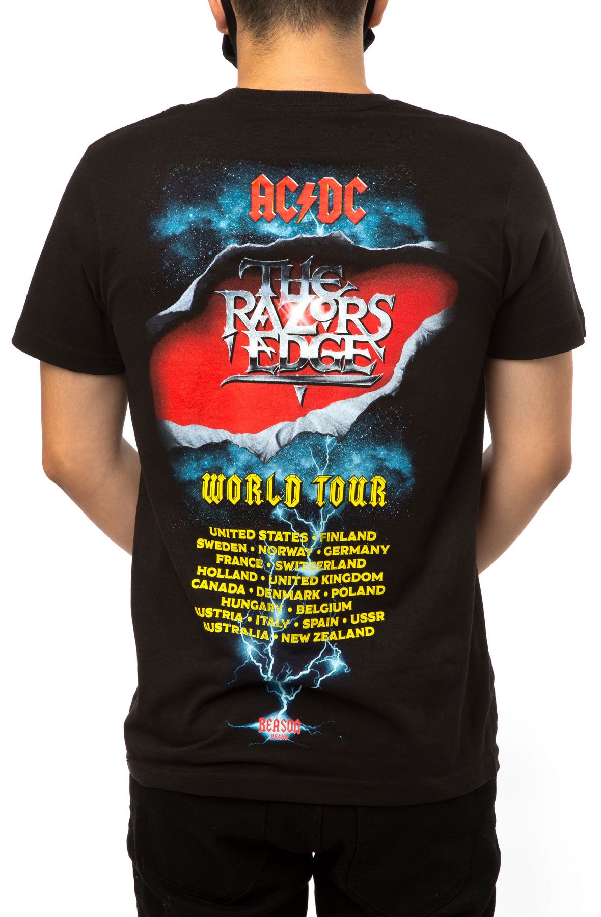 REASON AC/DC Money Talks Short Sleeve Tee SU-115 - Shiekh