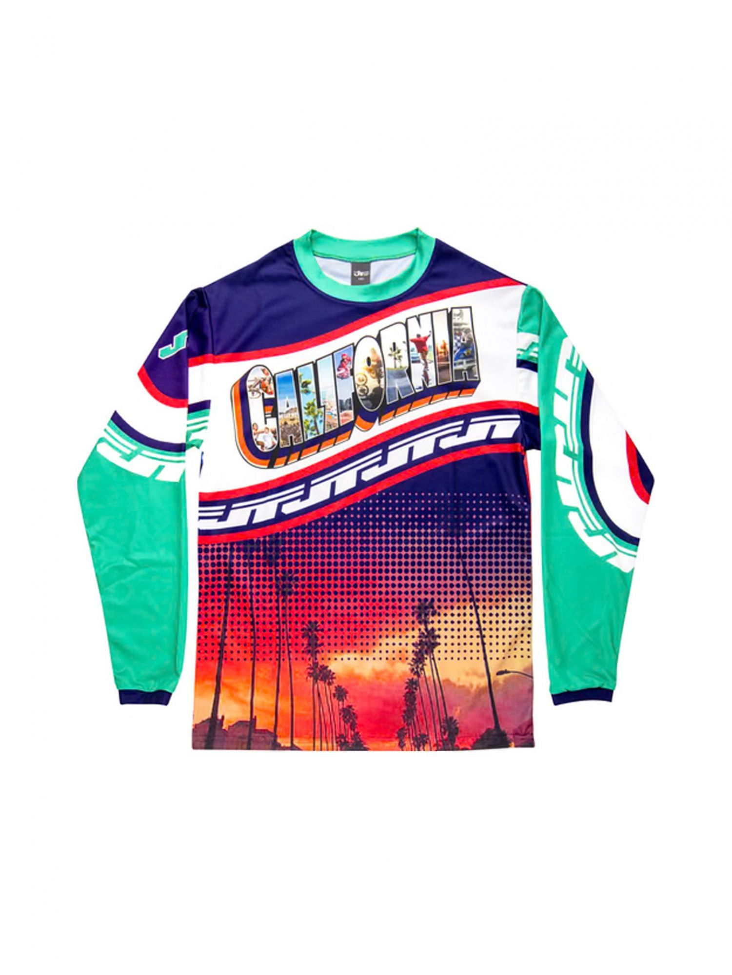 JT RACING Born and Raised Under the California Sun Jersey - Purple