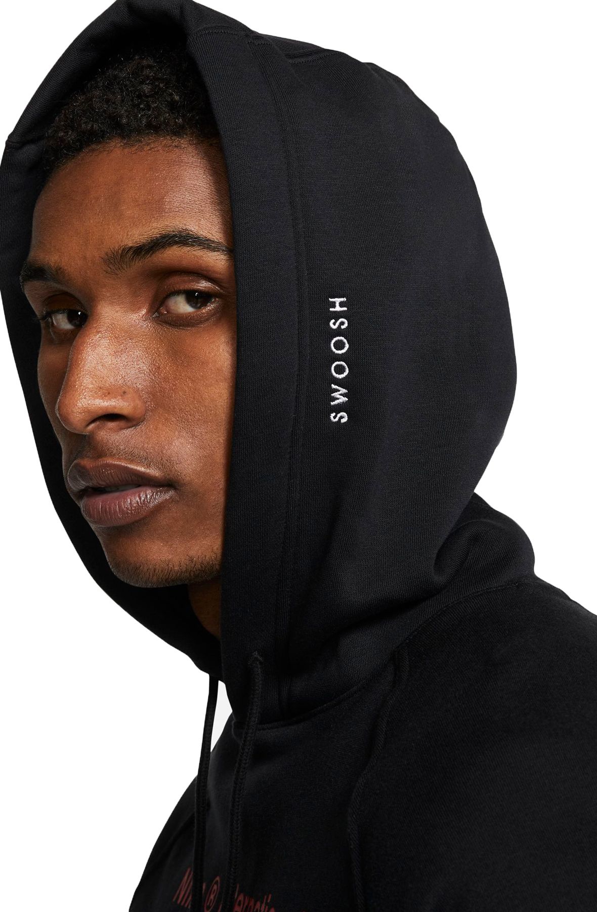 swoosh pullover hoodie