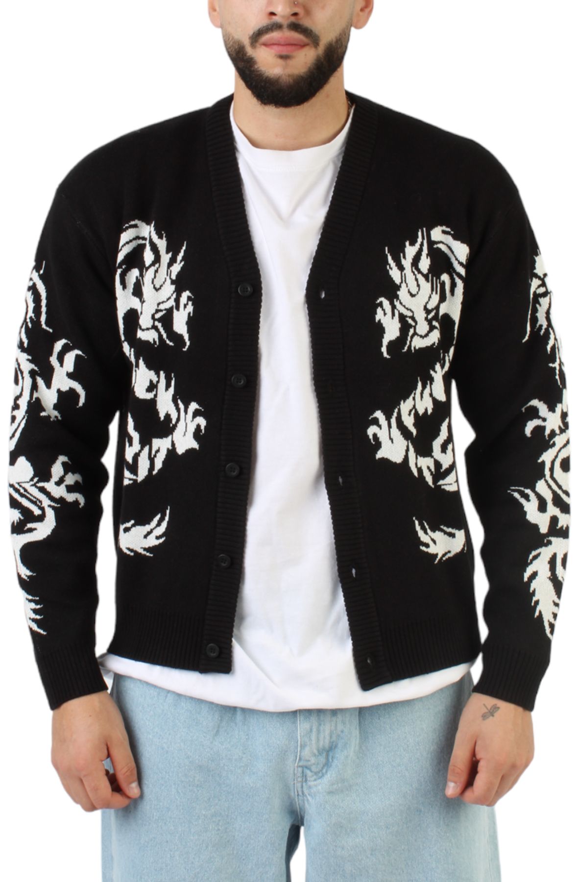 Huf Twin Dragon Cardigan – HUF WORLDWIDE UK