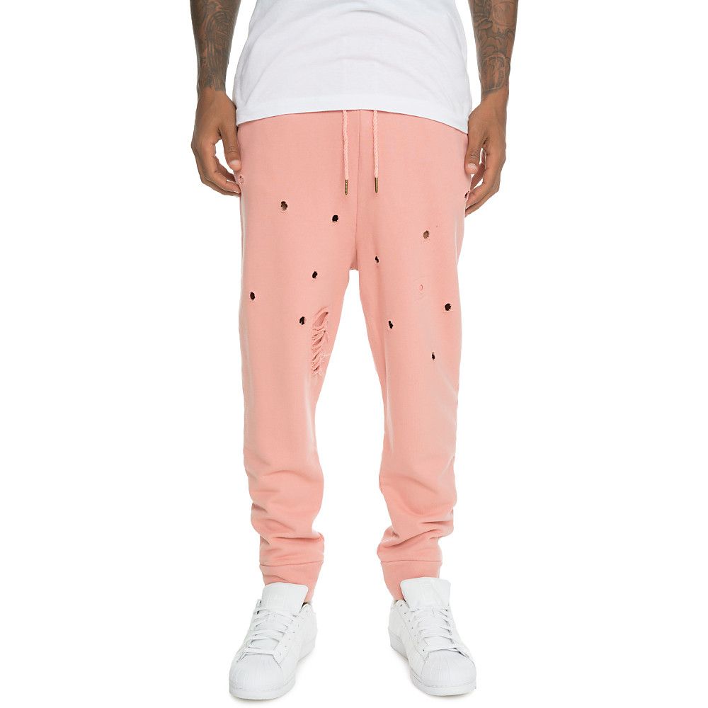 distressed joggers mens