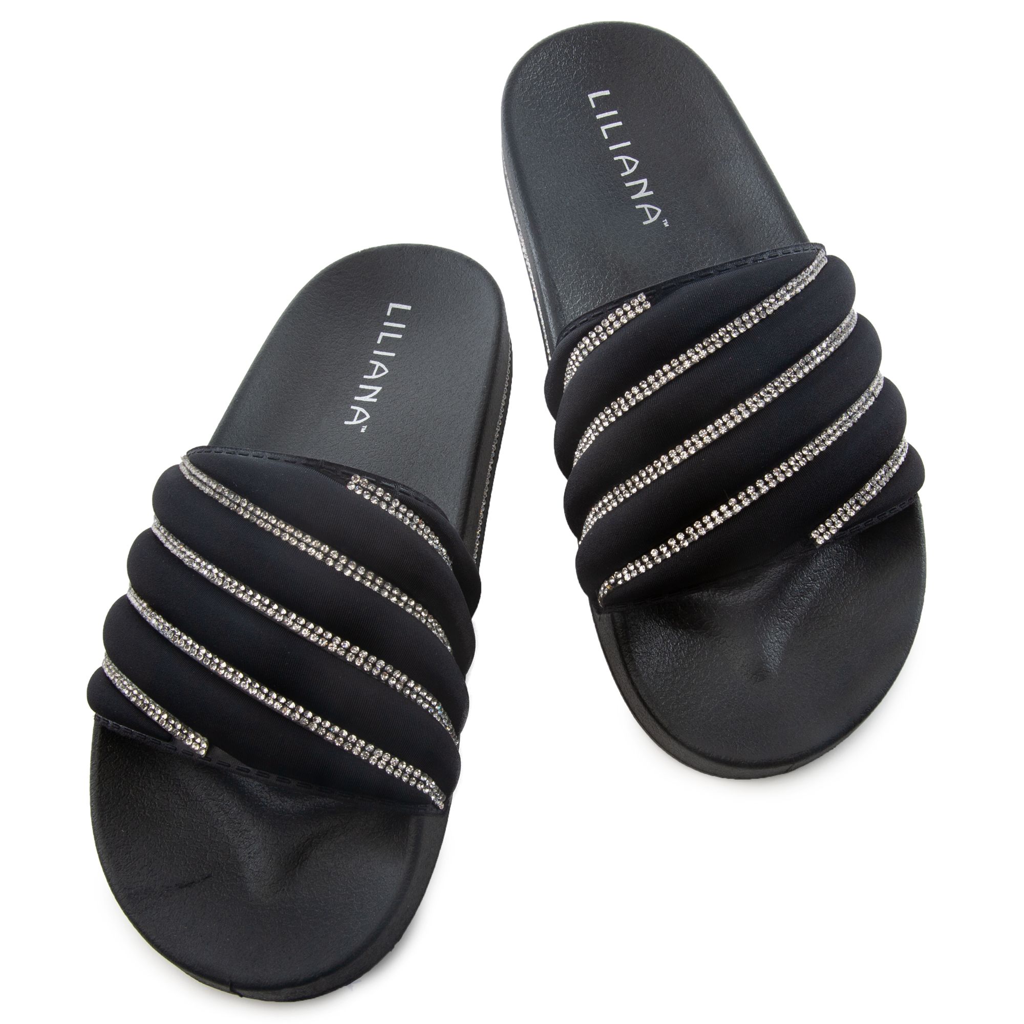 rhinestone slides for women
