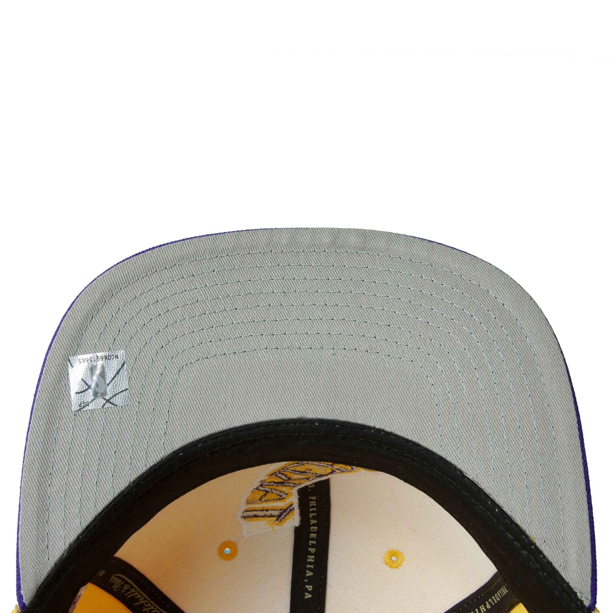 Mitchell and Ness Team Insider Snapback HWC Los Angeles Lakers Yellow/Purple