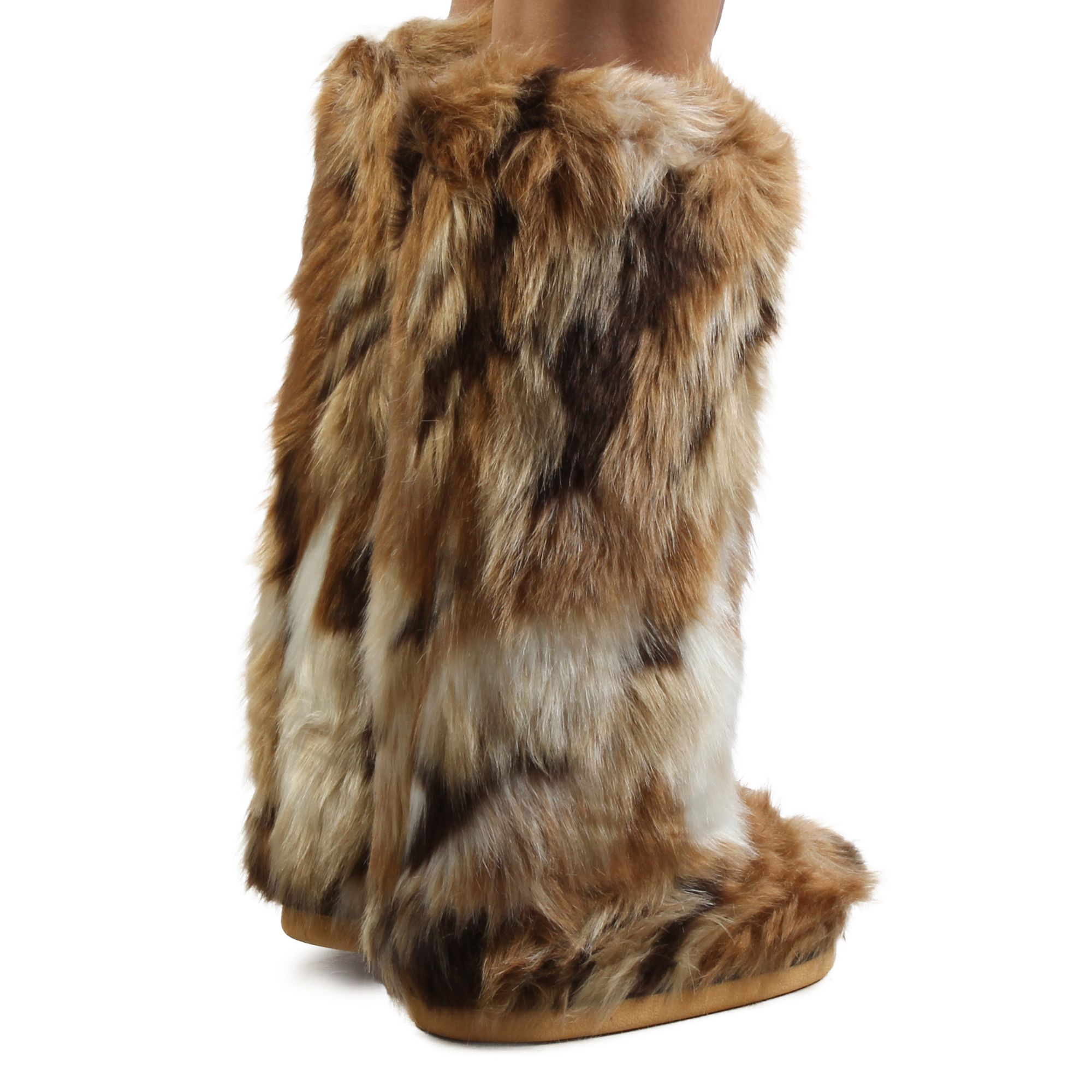 AZALEA WANG Fennec- Fur Boot FENNEC-MULTI - Shiekh
